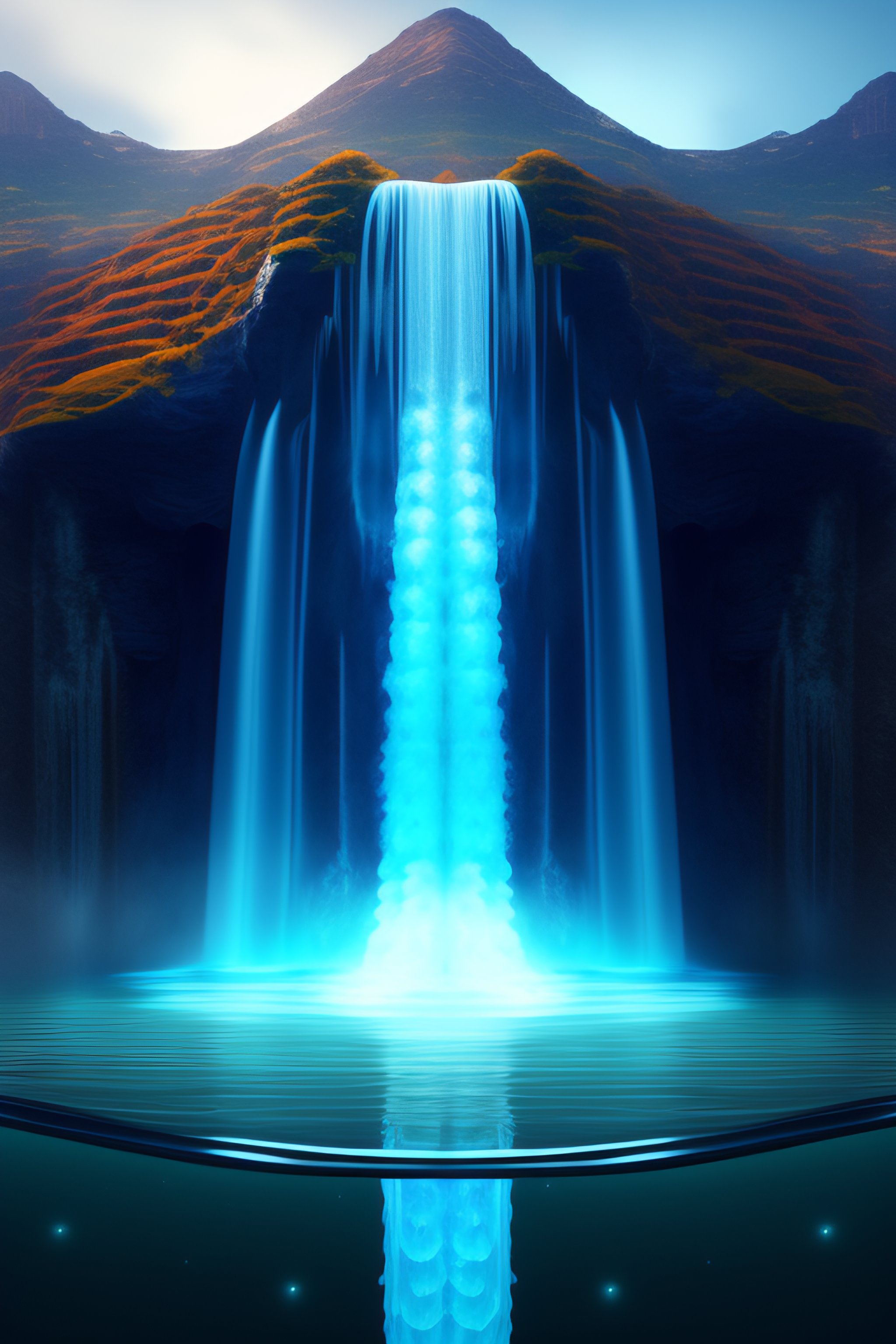 Lexica - Spatial extraterrestrial jellyfish, strange waterfall ...