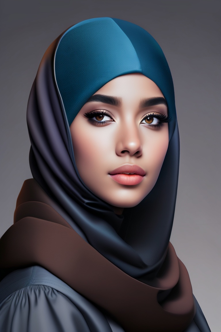 Lexica - Insecure hijab girl, hyper realistic