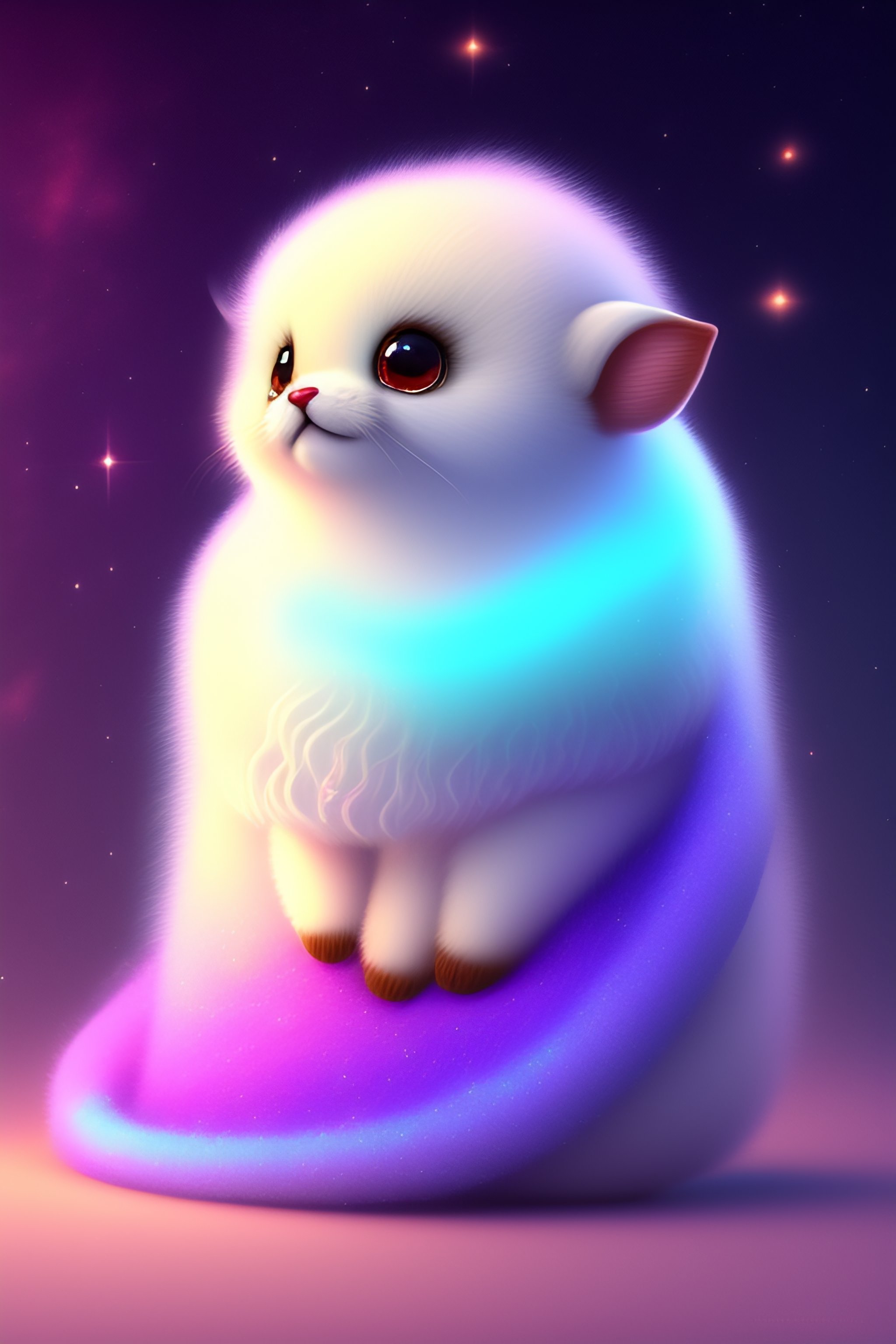 Lexica - CUTE AND ADORABLE CARTOON FLUFFY SEEL, PARTY, FANTASY, GLITTER ...