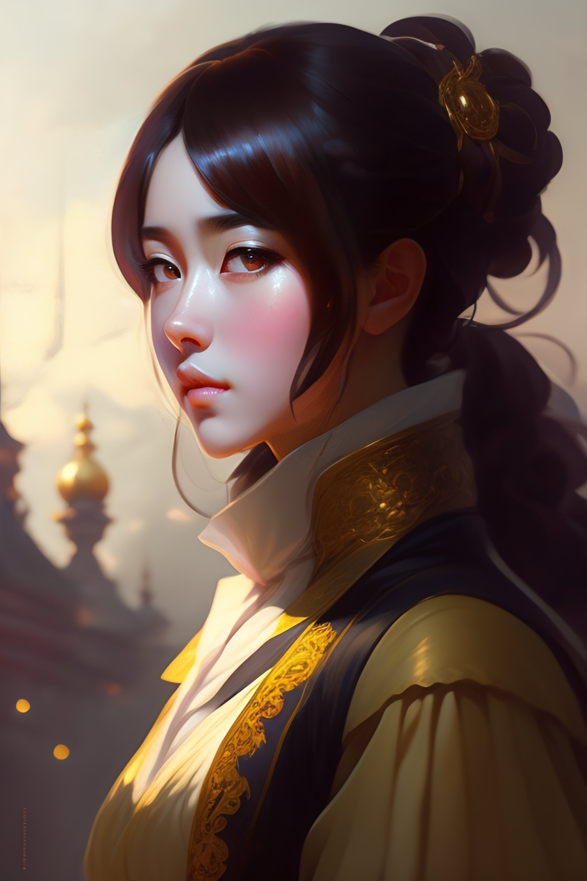 Lexica - Baroque oil painting anime key visual full body portrait ...