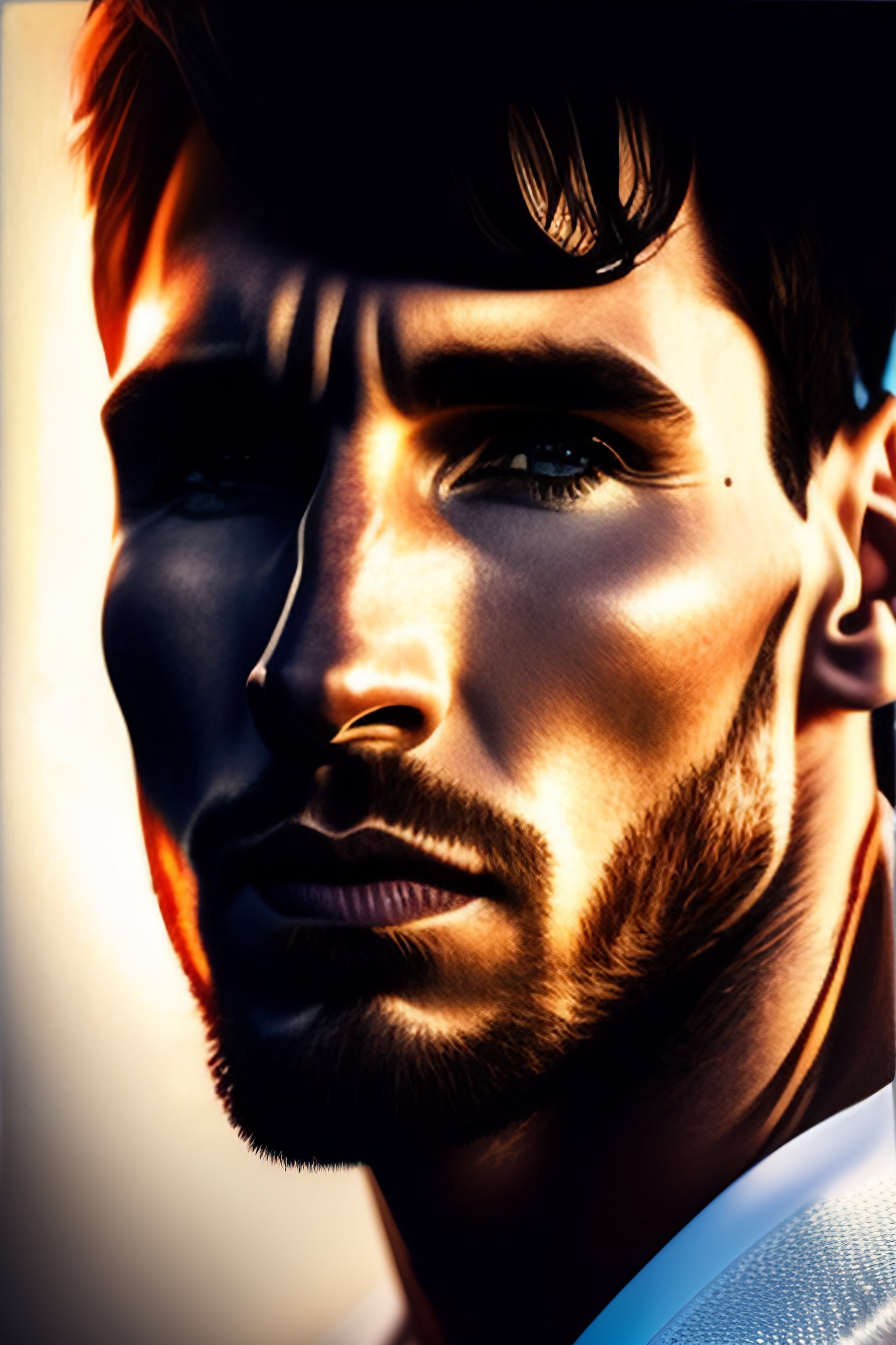 Lexica - A photo close-up of Lionel Messi, real scene, fashion ...