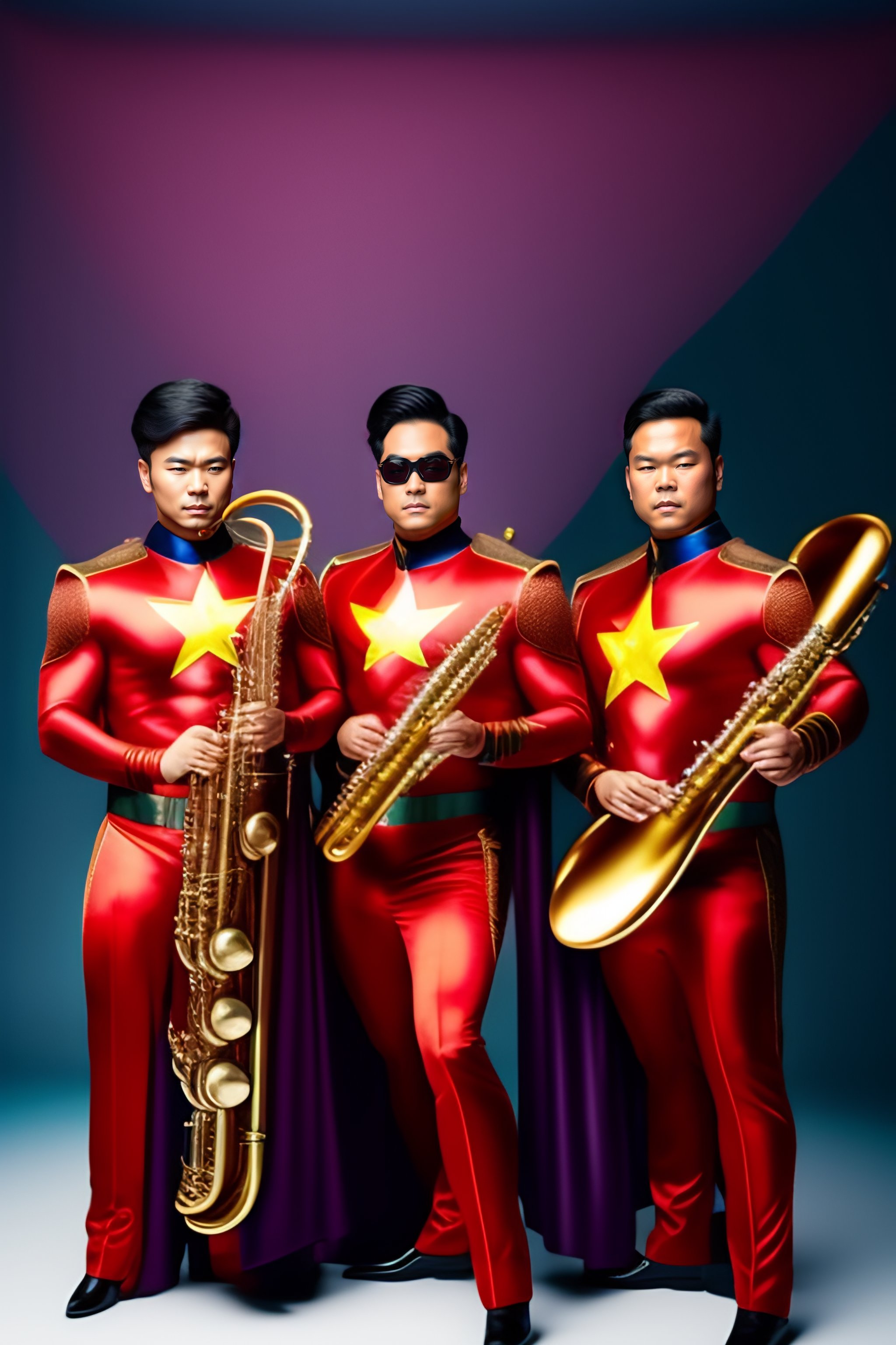 Lexica Superhero saxophone quartet