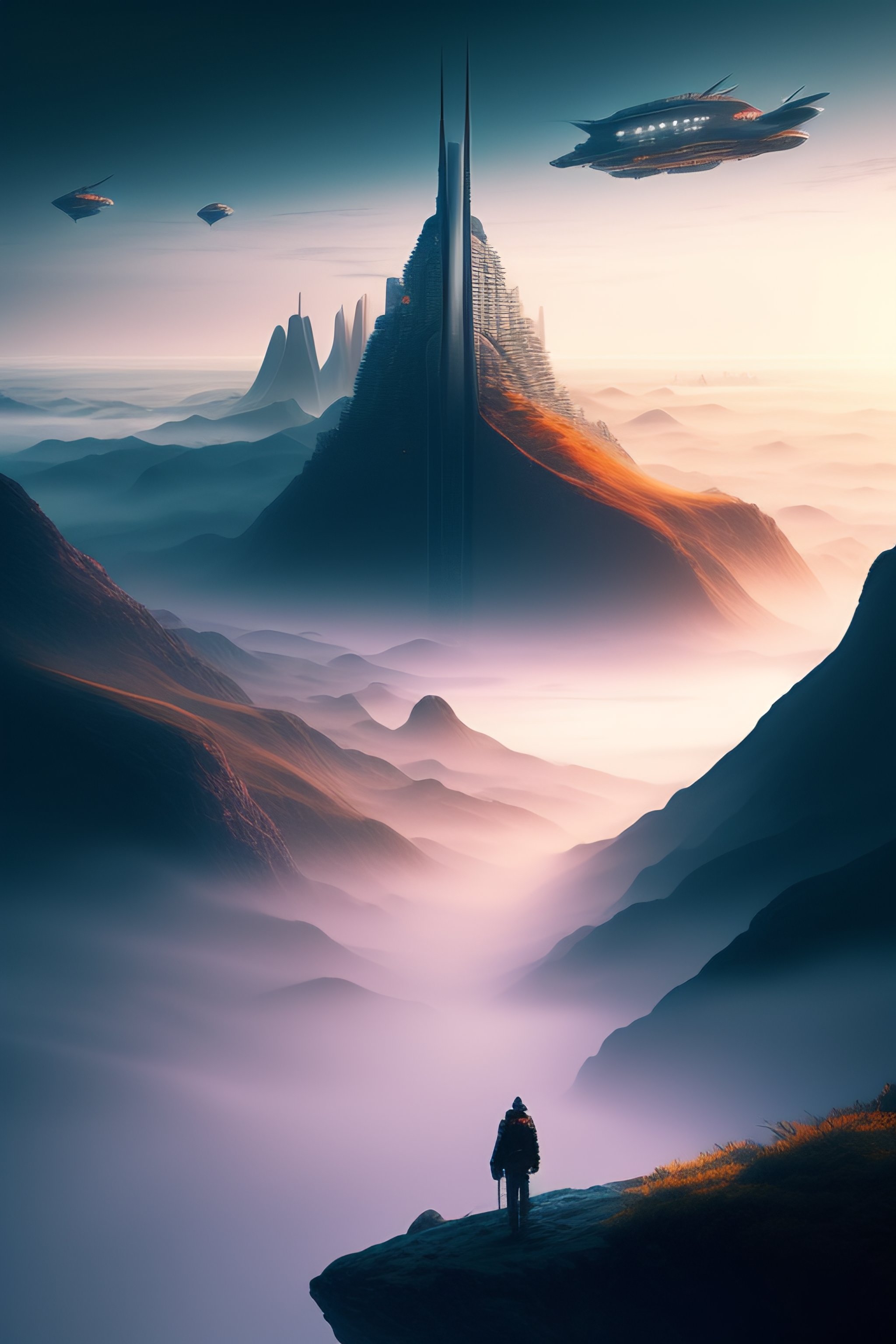 Wanderer Above The Sea Of Fog Wallpaper