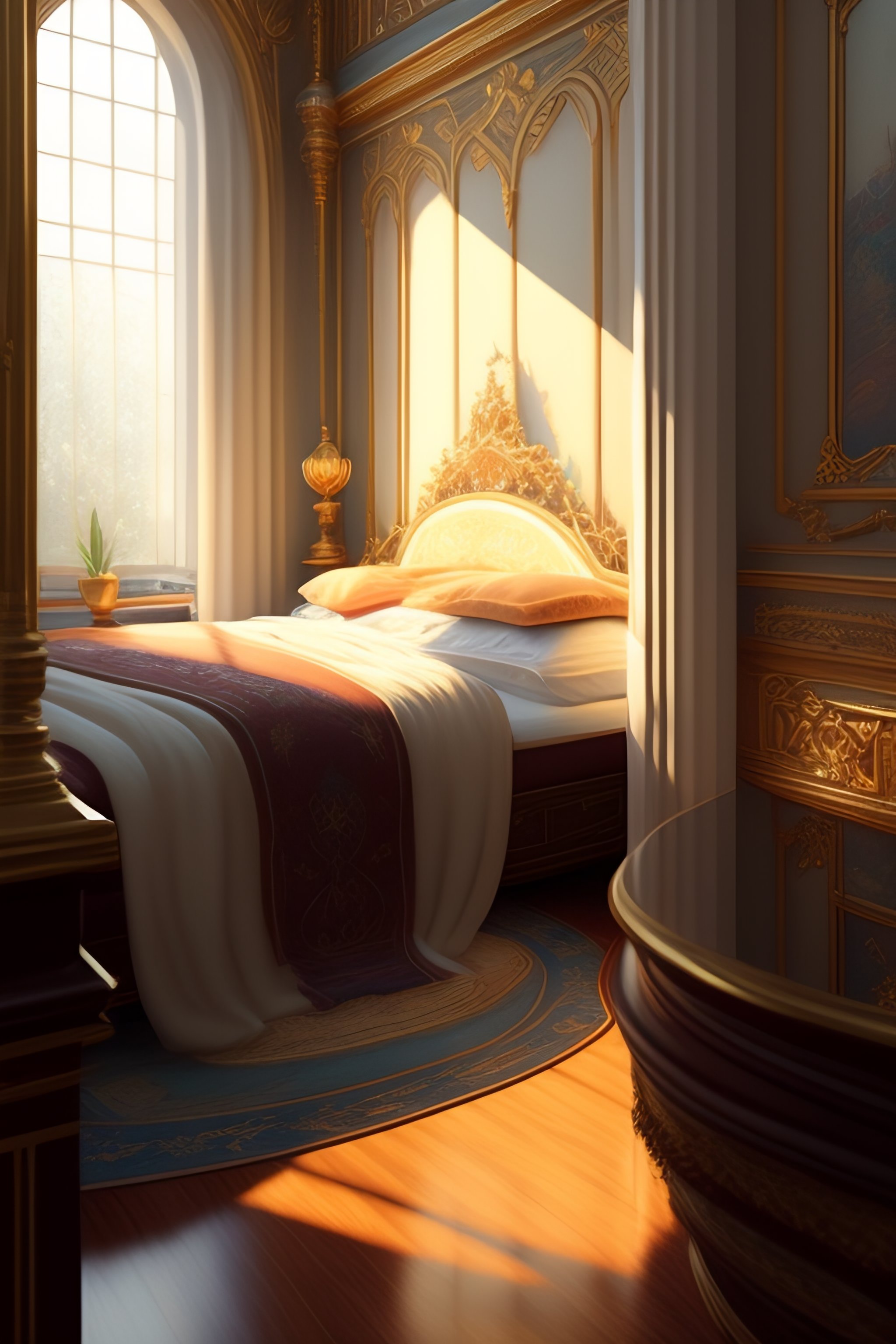 Lexica - Jennatwitch, bedroom, intricate, elegant, highly detailed ...