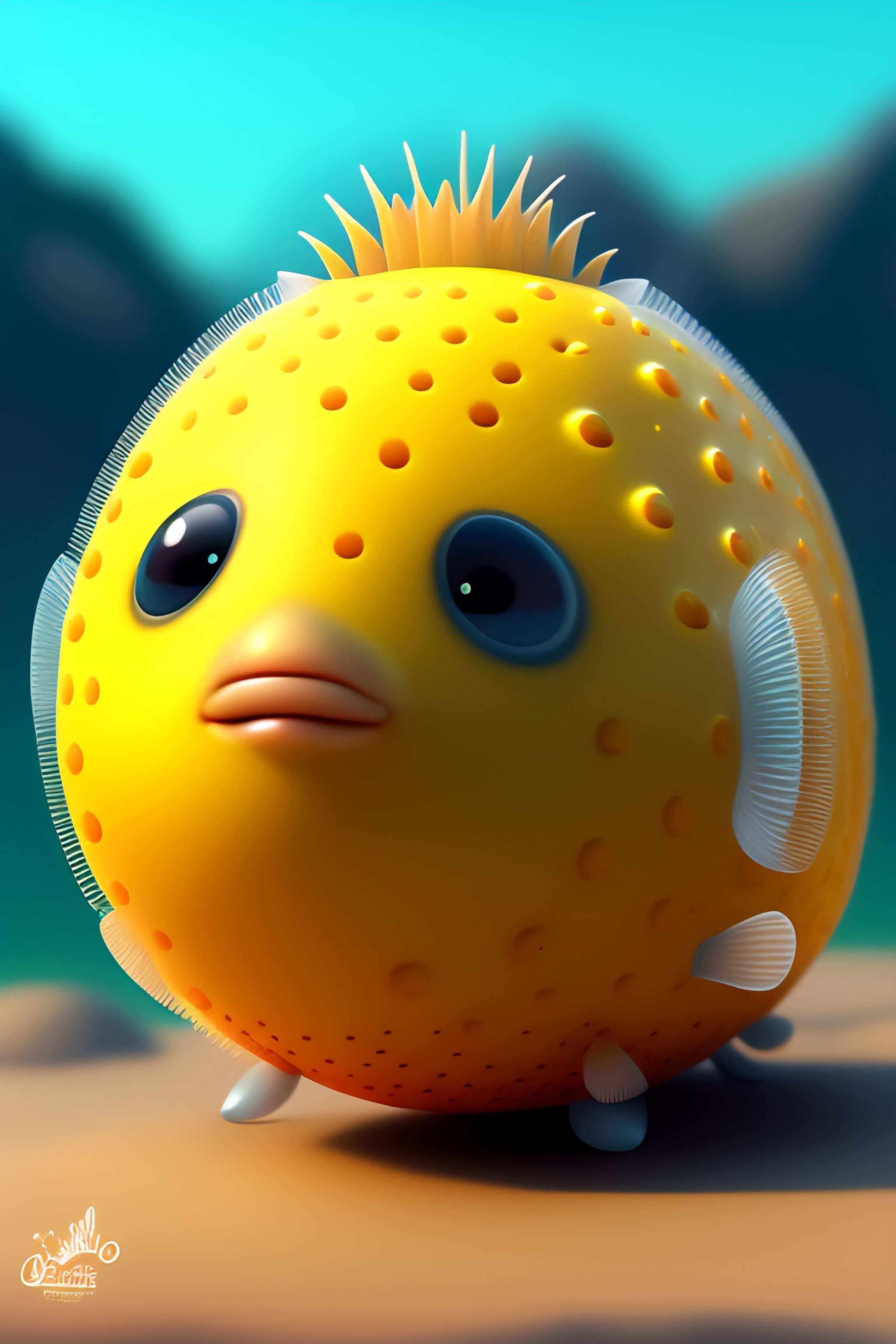 baby fish cartoon