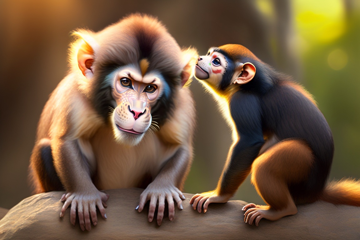 Lexica - One by one, the monkeys were Amazed by Ricky's bravery, Leo ...