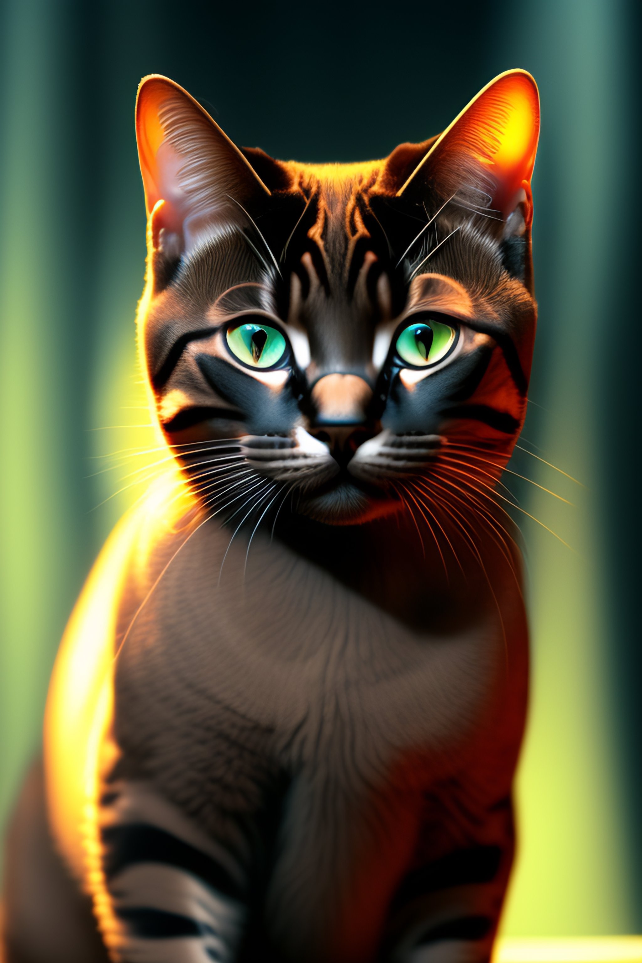 Lexica - Terminator T-1000 cat style