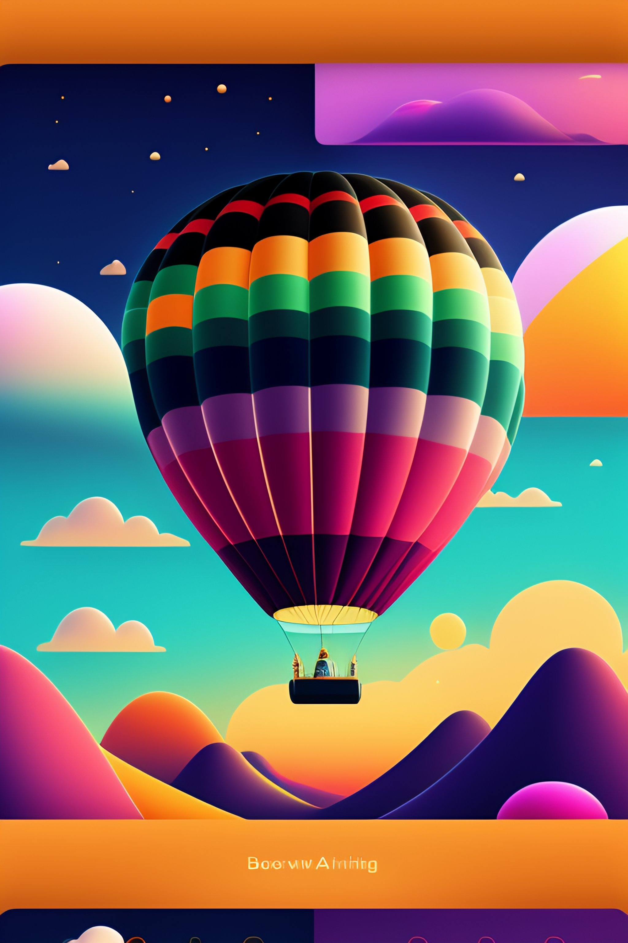 Lexica - Landing page for balloon rides, UI, UX, Web Design