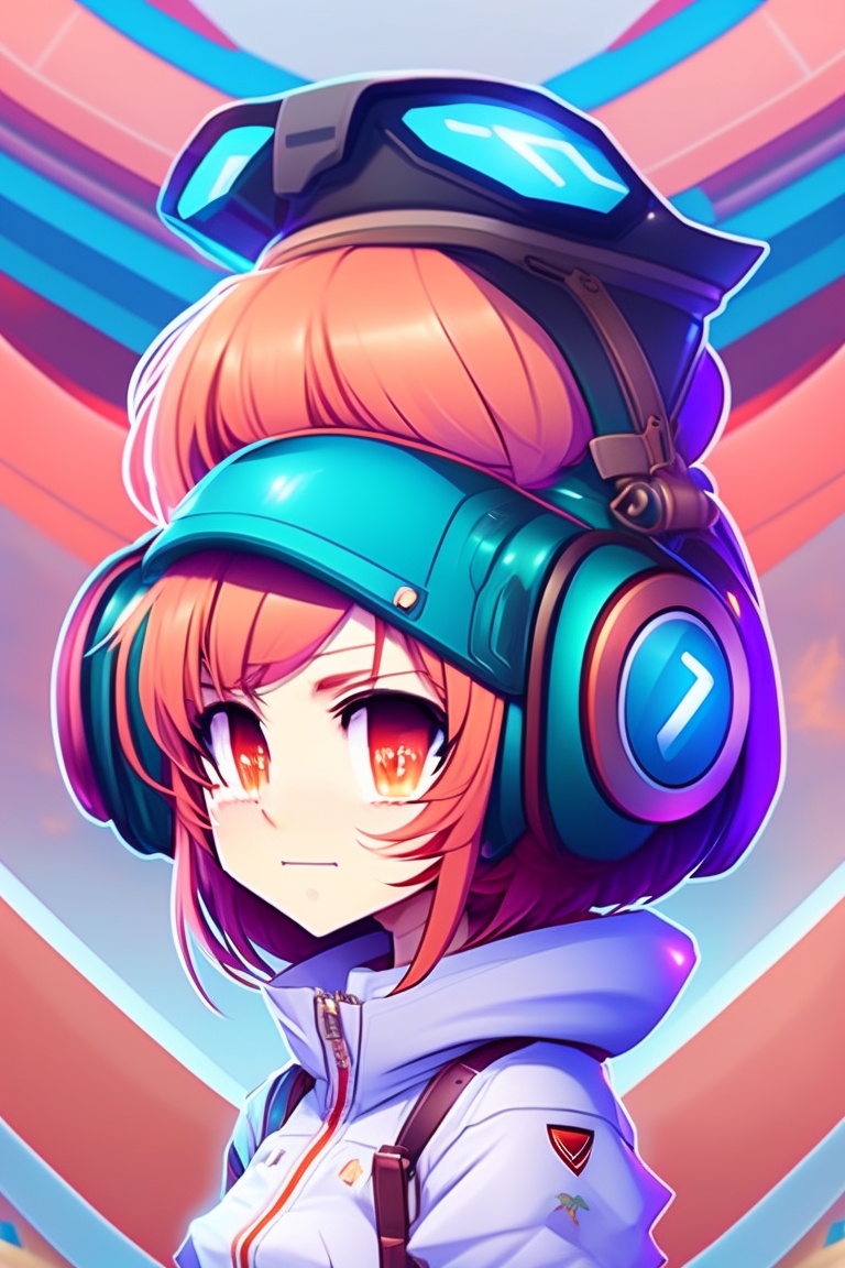 Lexica - A profile picture for a youtube channel that will talk about games  in general and do some gameplays, the picture has to be in anime style