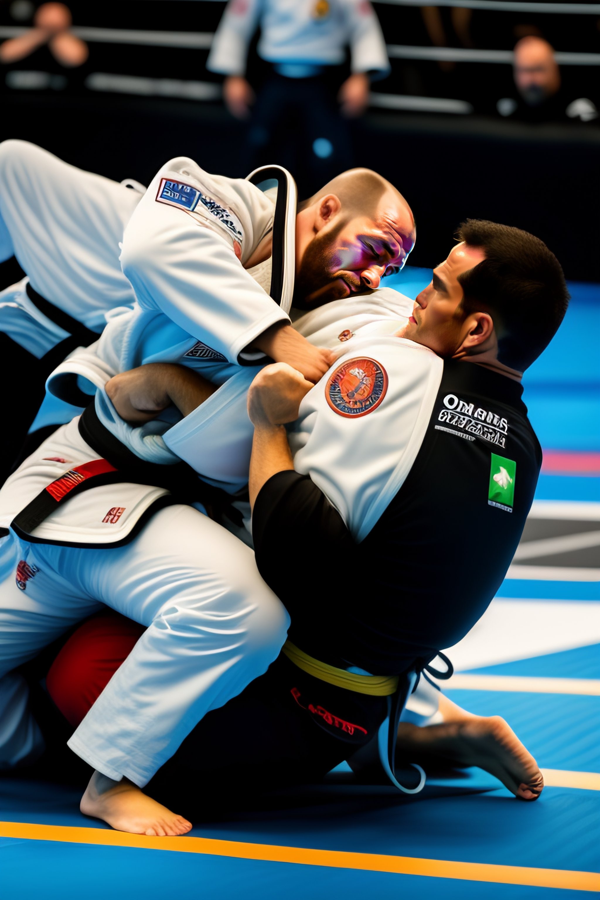 Lexica A brazilian jiu jitsu rear choke