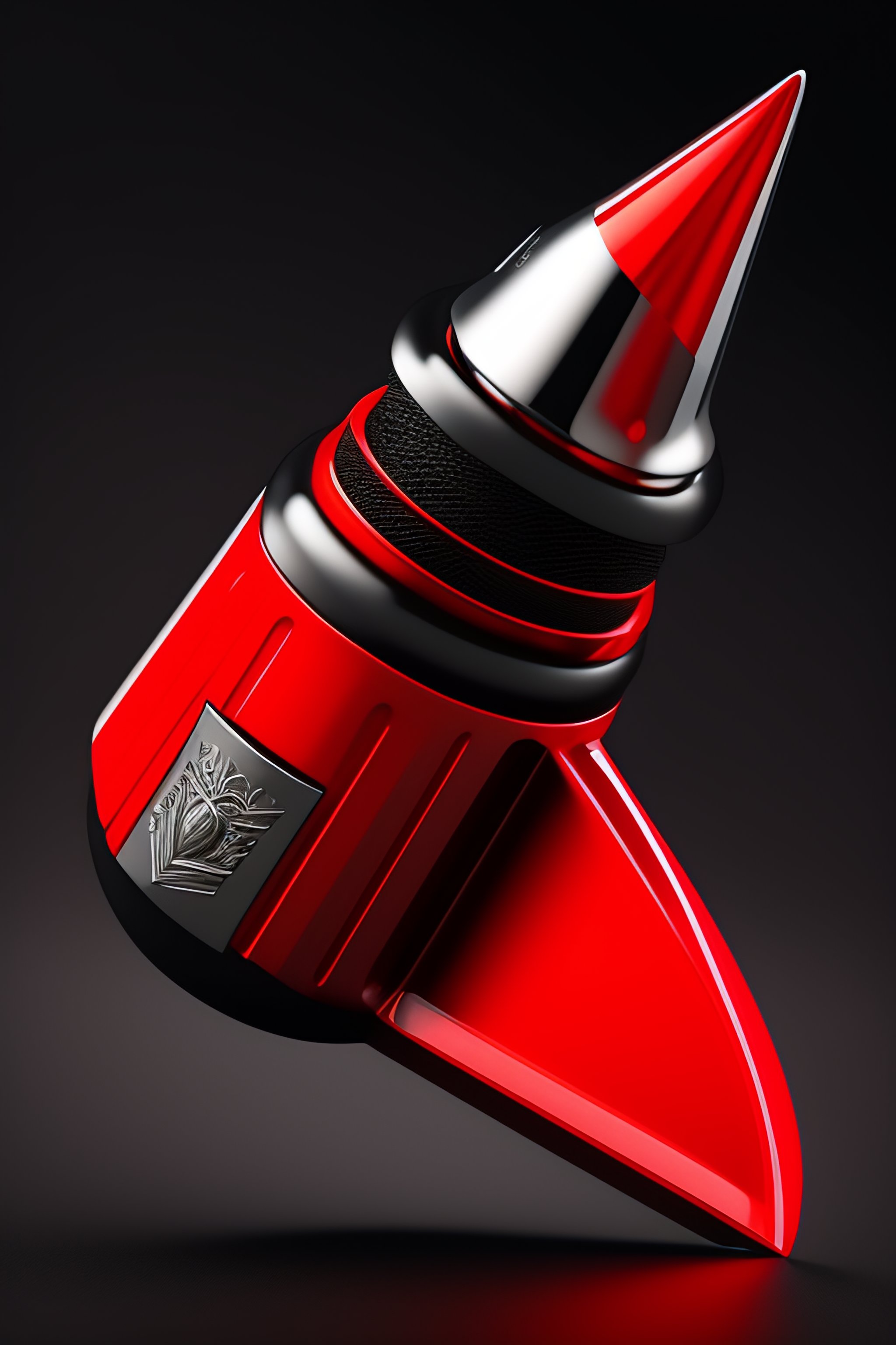 Lexica A stylized depiction of a mace (a type of weapon) with the