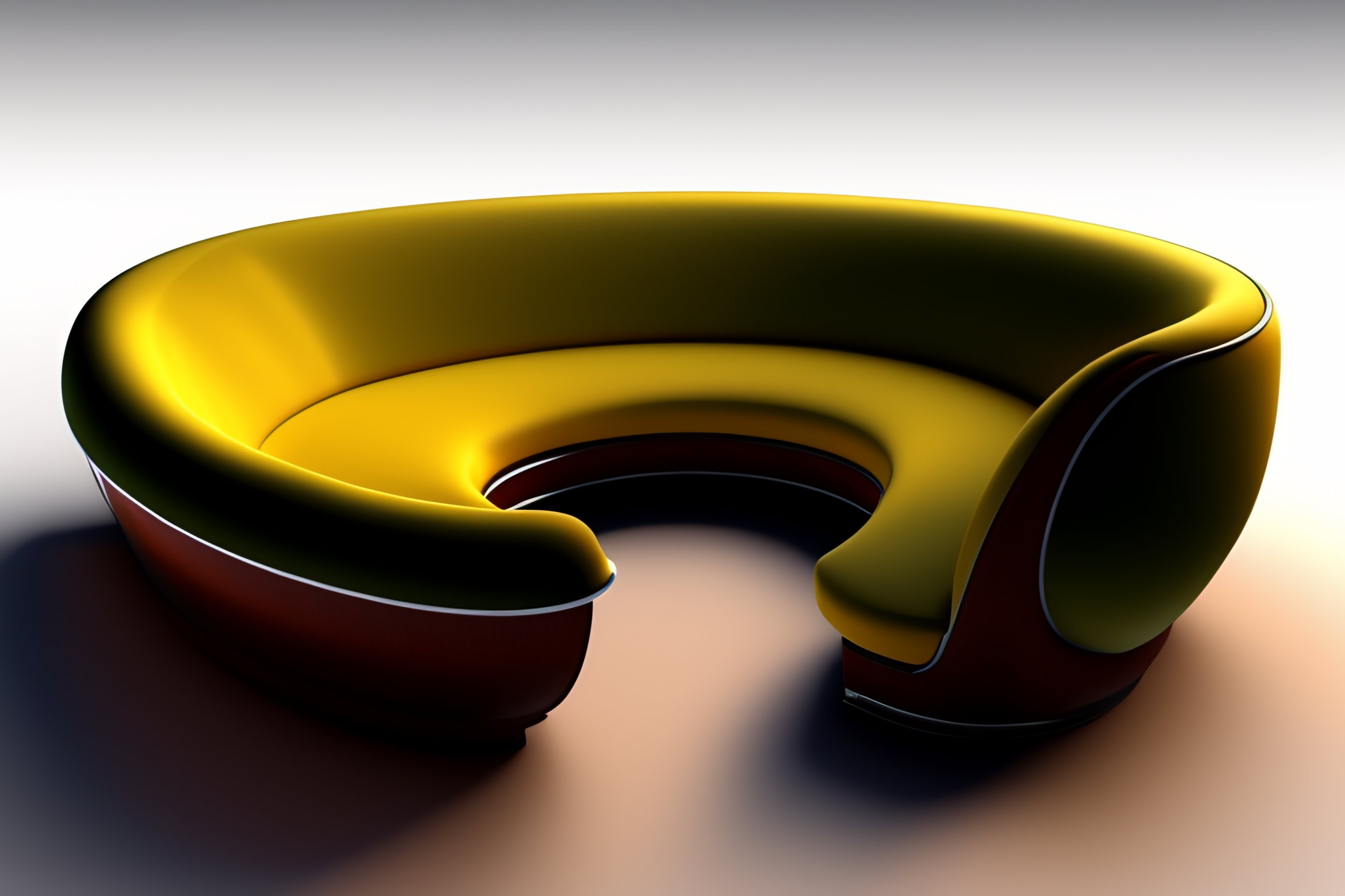Lexica - Curved sofa designed in solidworks