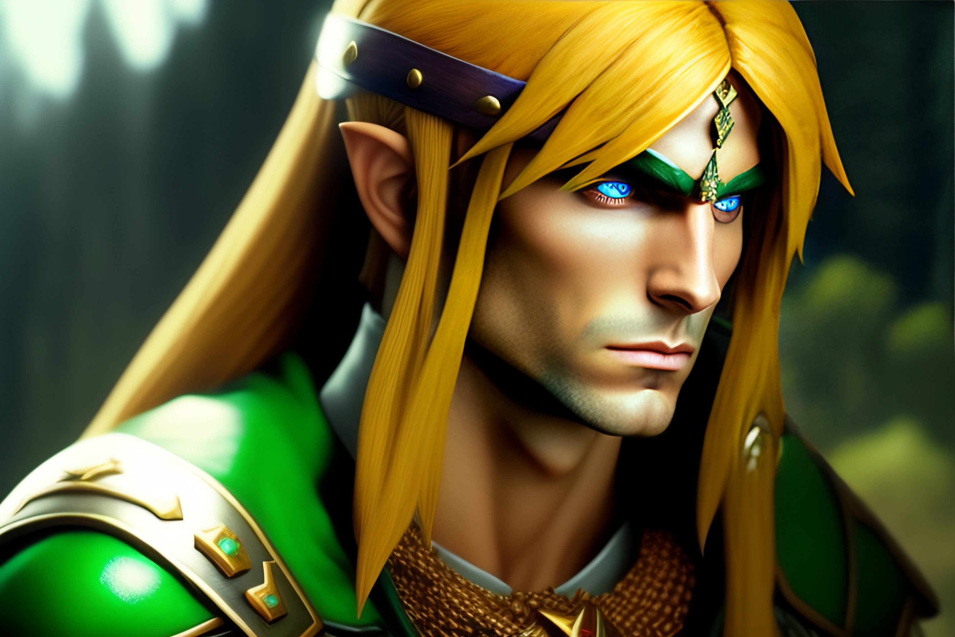 realistic link zelda