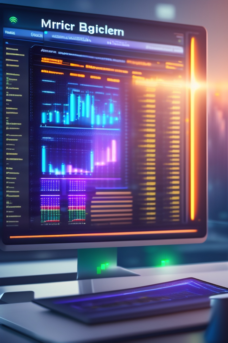 Lexica - The image showcases a concept of Forex Trading with AI. In the ...