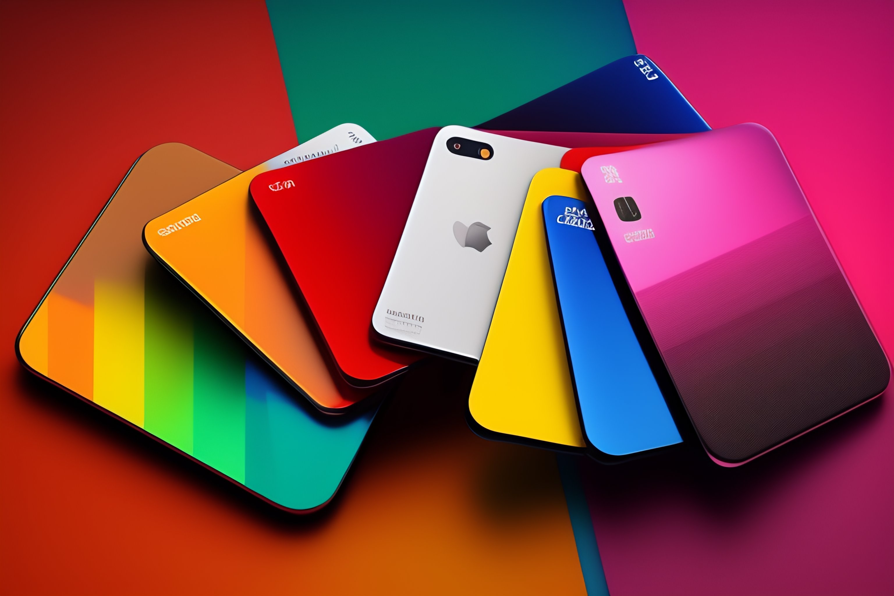 Lexica - Multiple credit cards of multiple colors