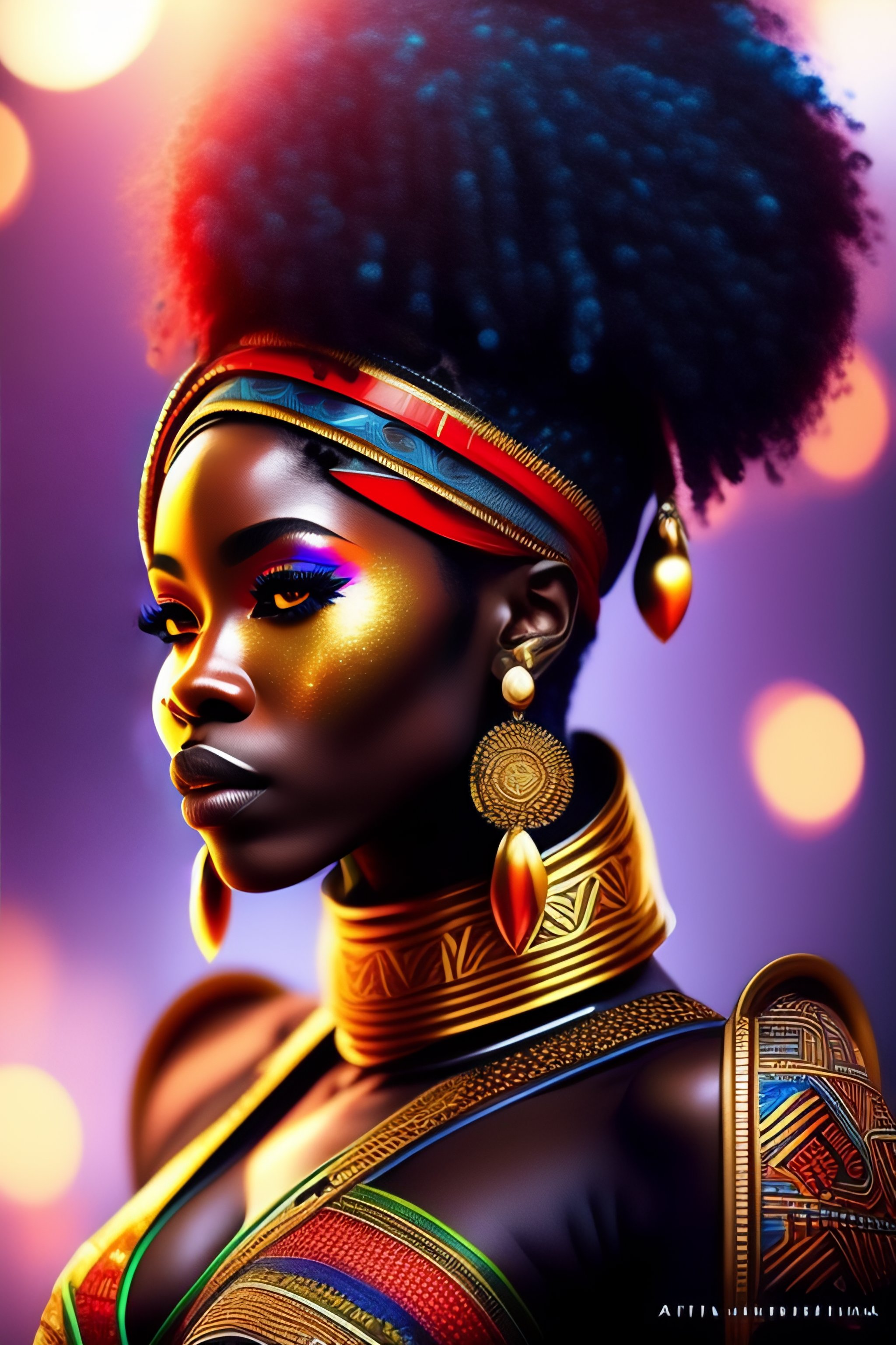 Lexica - Ultra realistic African warrior fantastically detailed ...