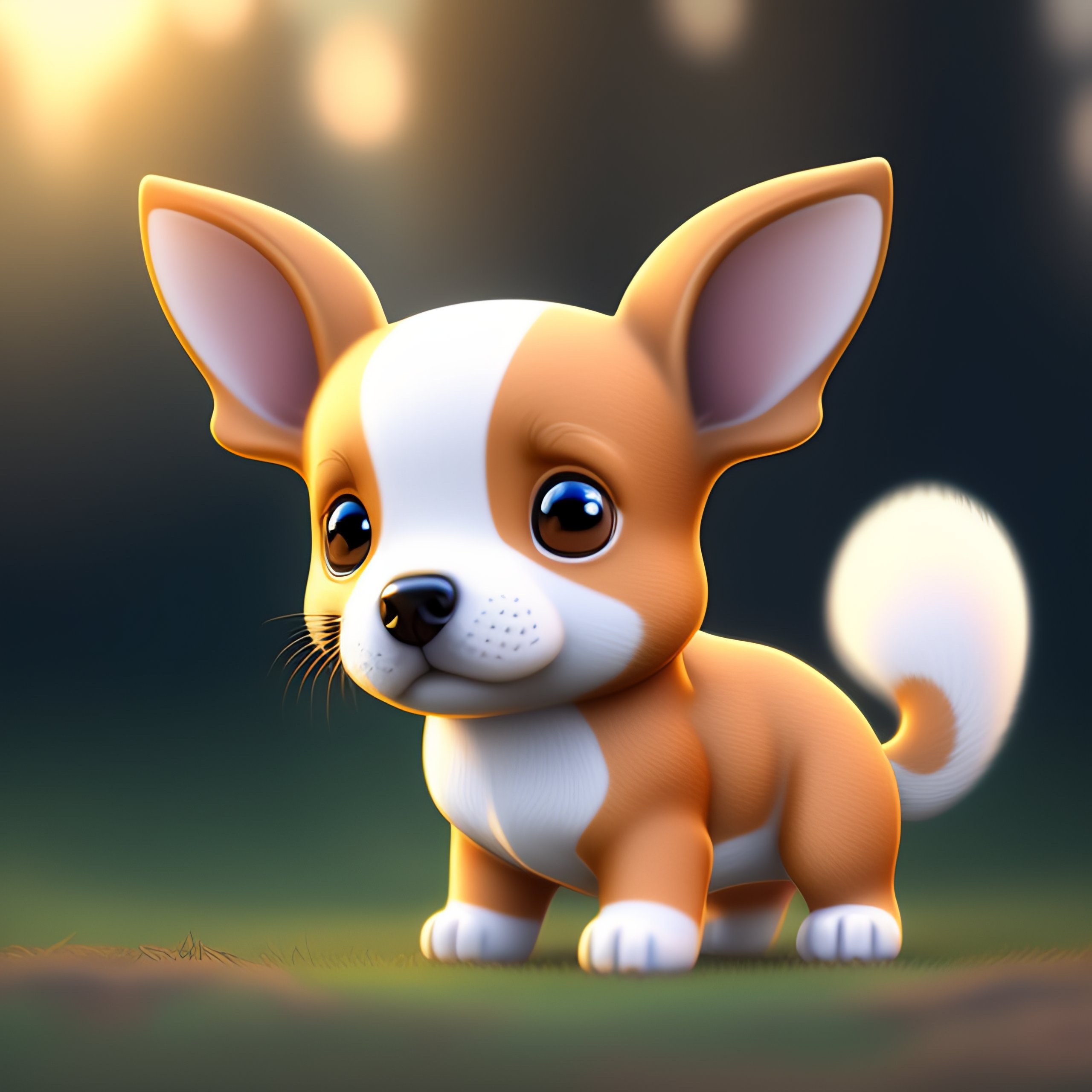 cute dog animation