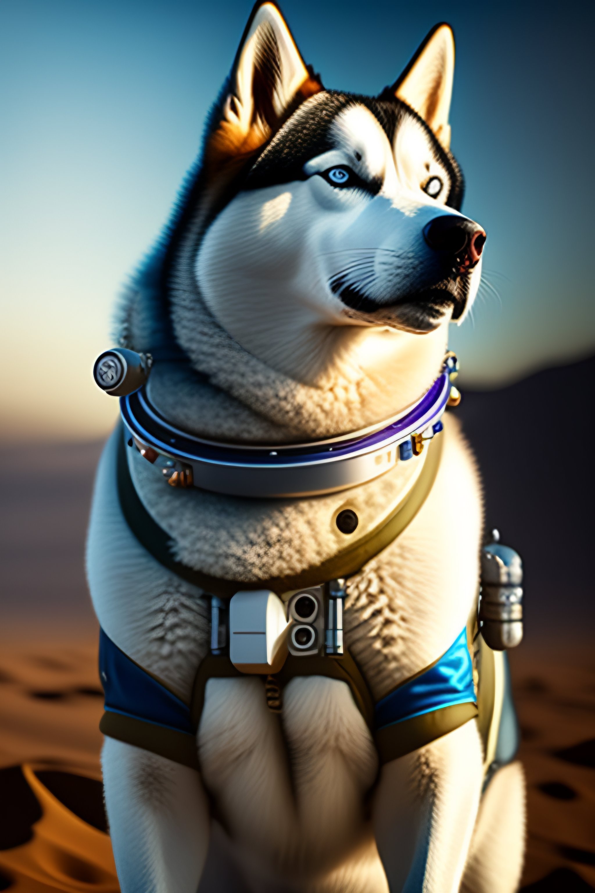Lexica - HUSKY ASTRONAUT, image size:2048x3072