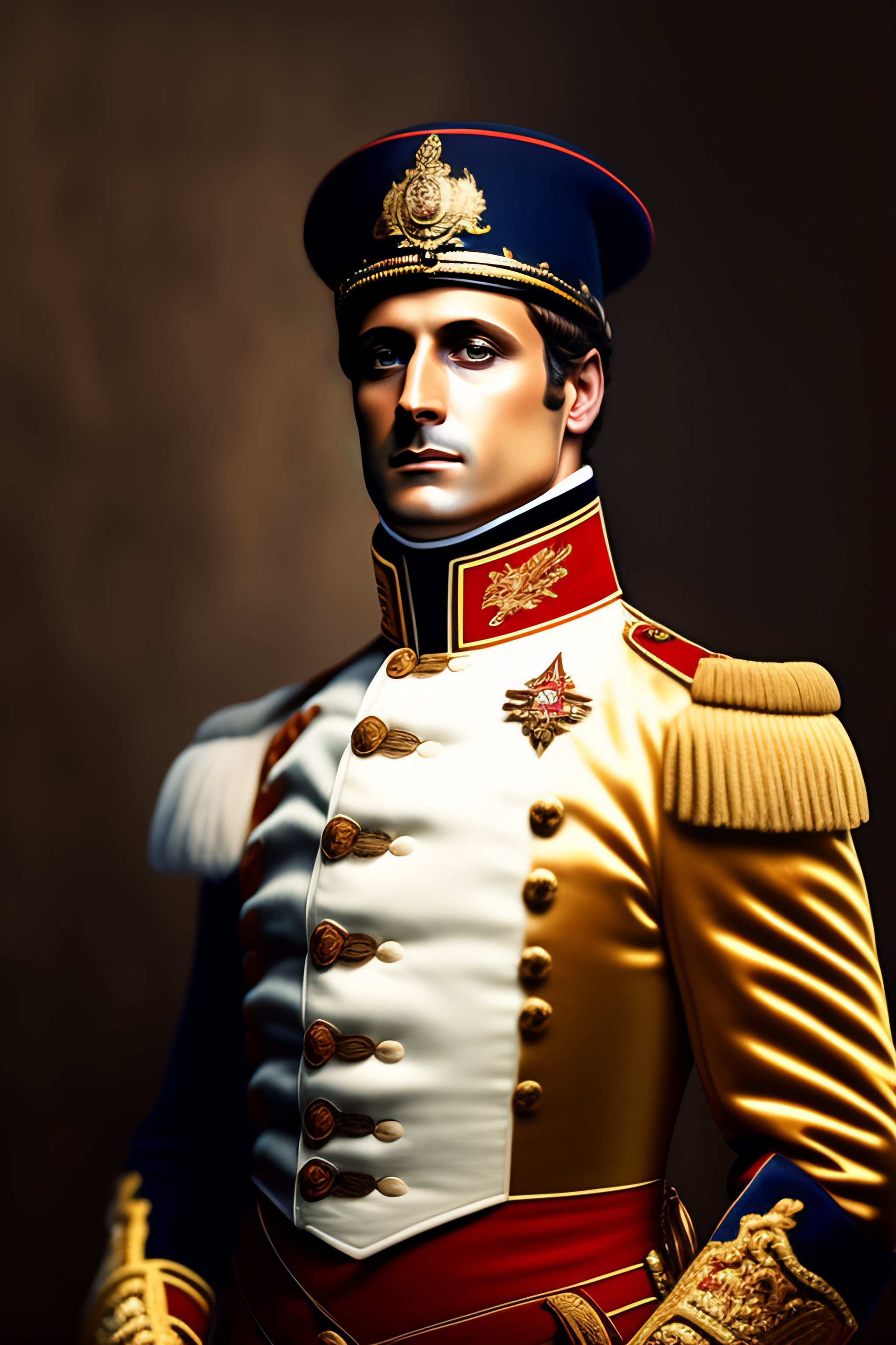 Lexica A realistic full body portrait of Napoleon Bonaparte, neutral