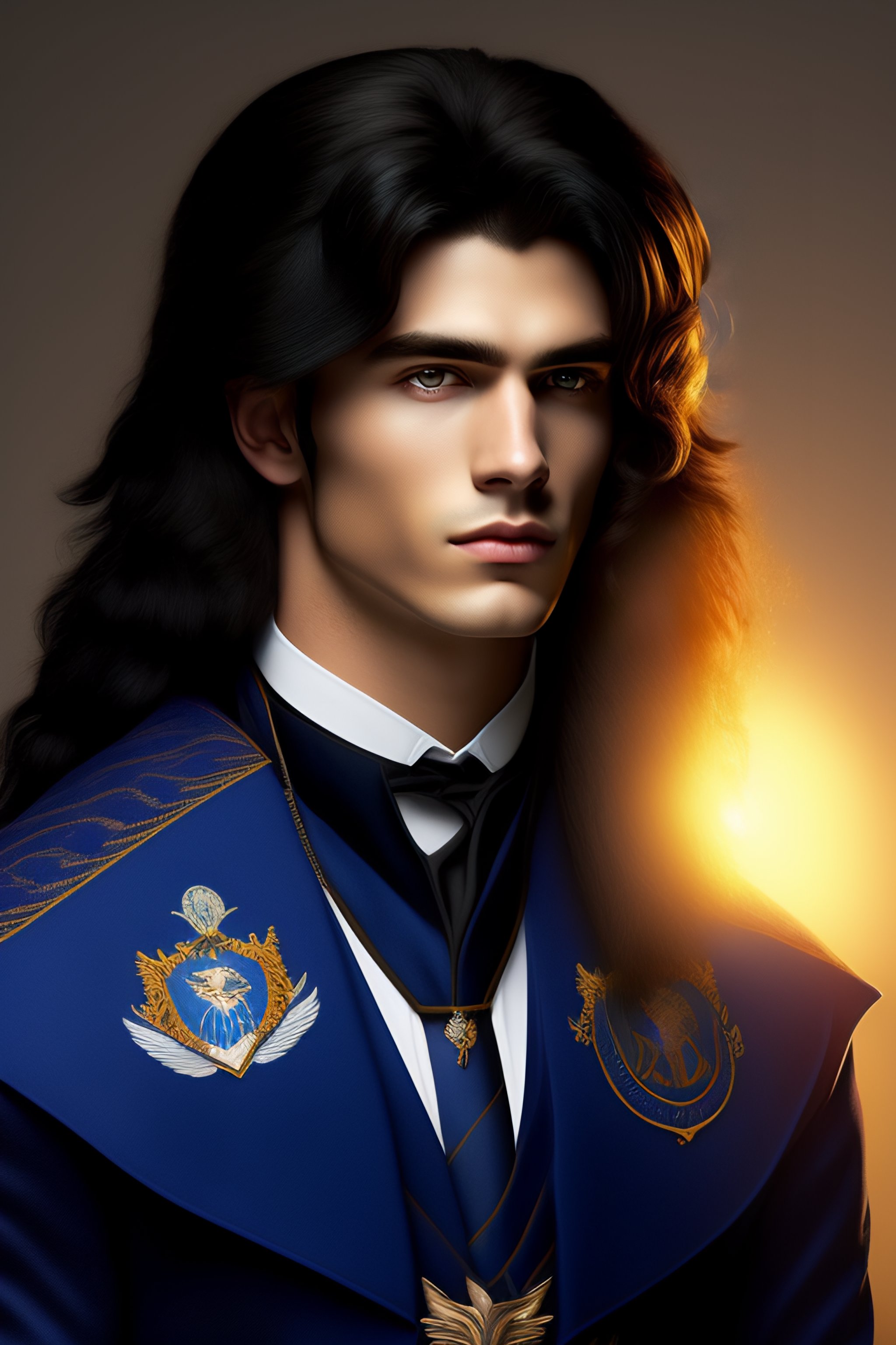 Lexica - Ravenclaw boy, has an eccentric look, dark long hair (like