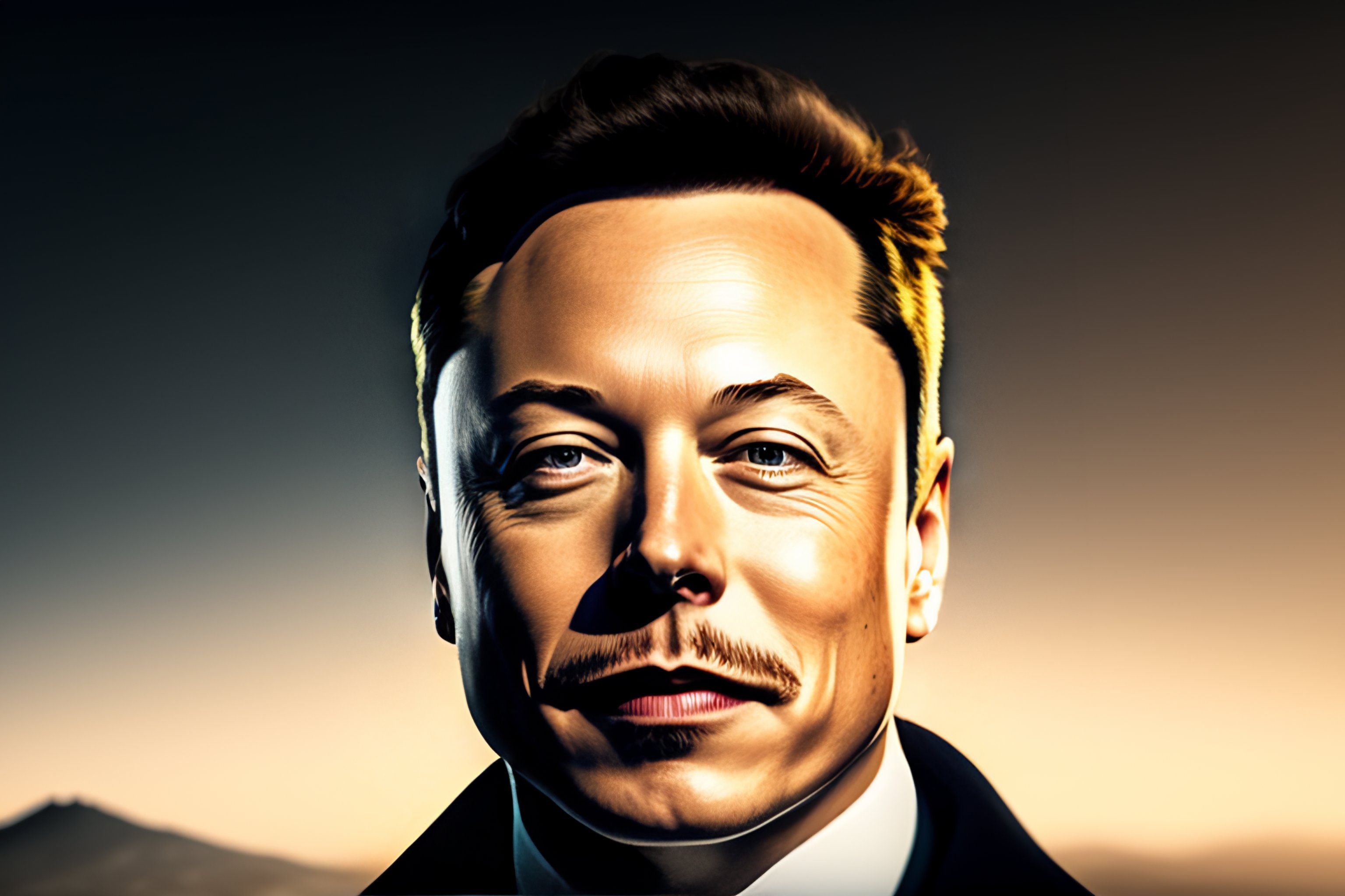 Lexica - Elon Musk In Hitler Look, Real World Picture With Sunlight ...