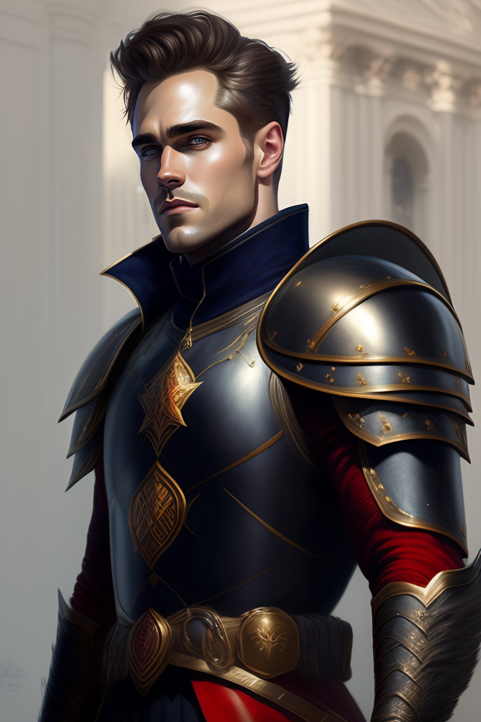 Lexica - Portrait of robert pattison, armor clothing, highly detailed ...