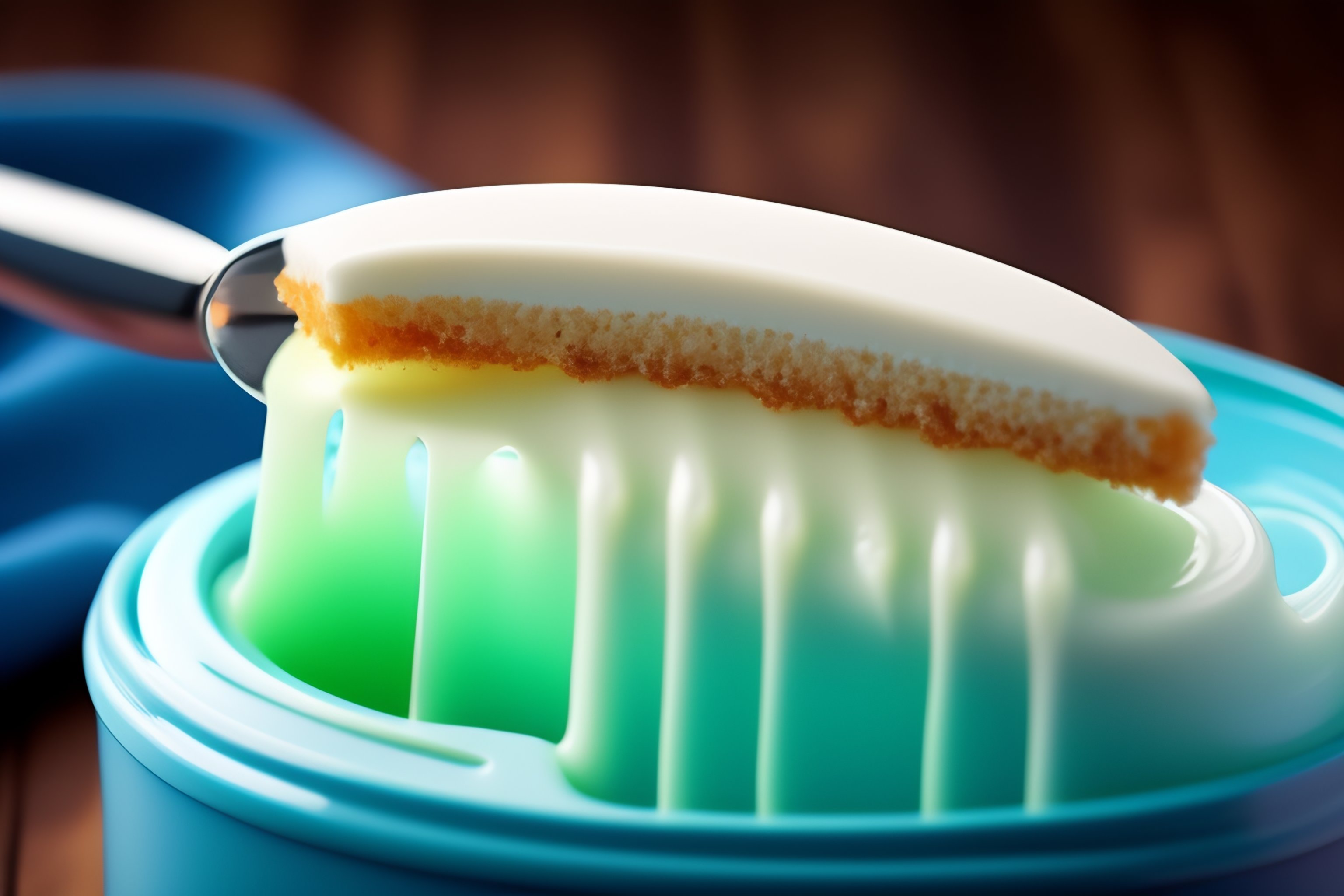 Lexica Toothpaste being used in a fun or enjoyable way, such as with