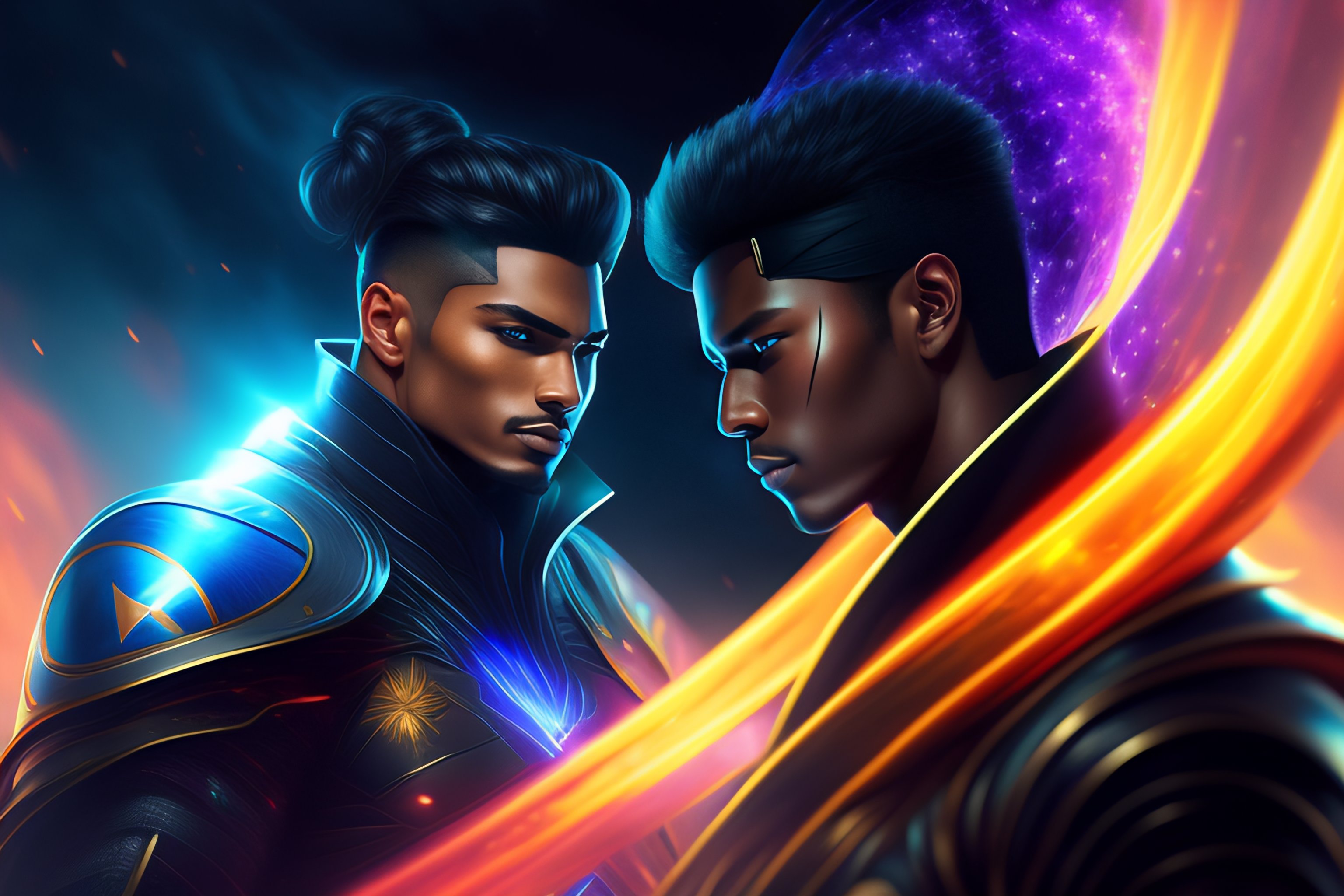 Lexica - Hero fight Digital painting Ultra detailed Futuristic psychic ...