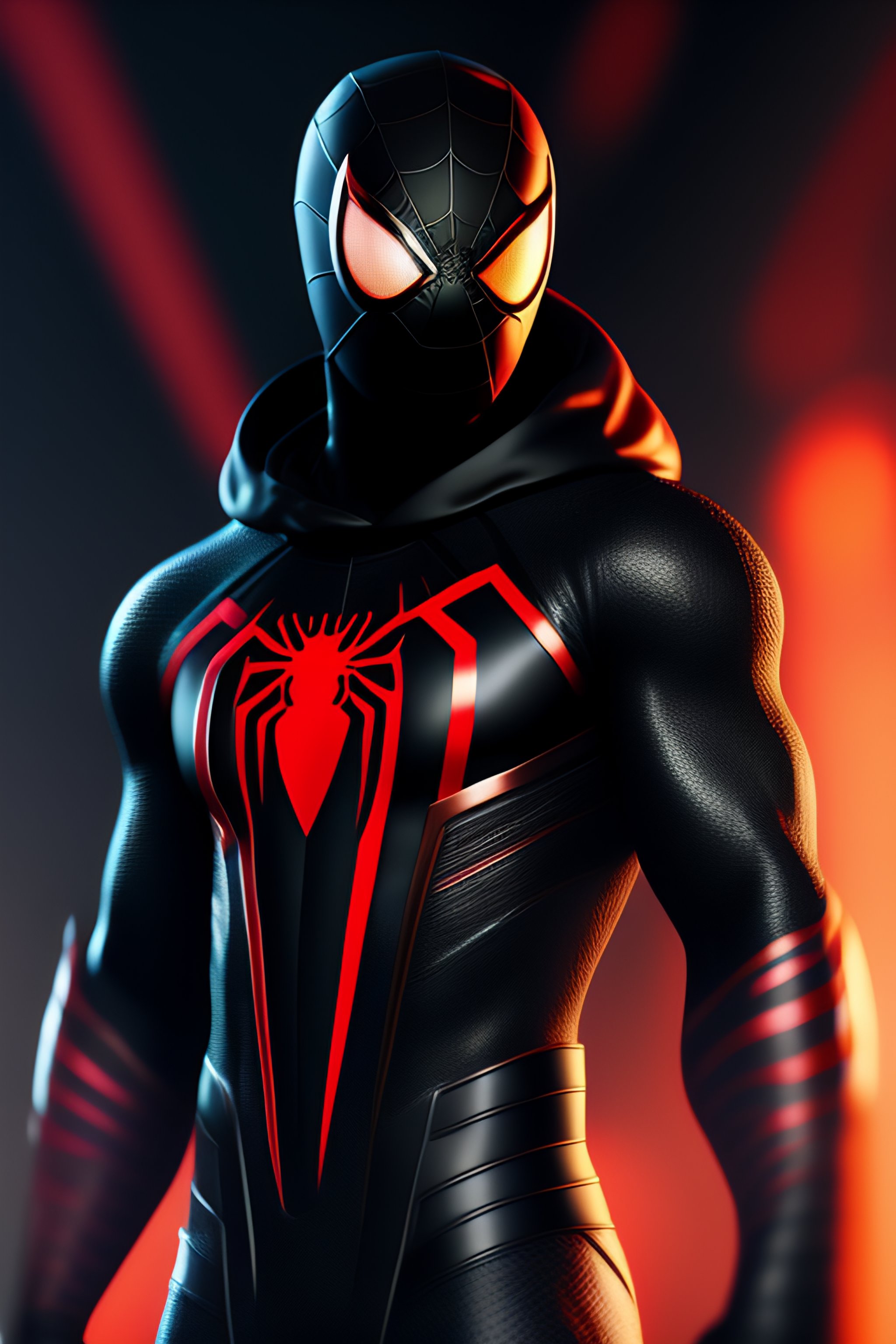 Black spiderman shop