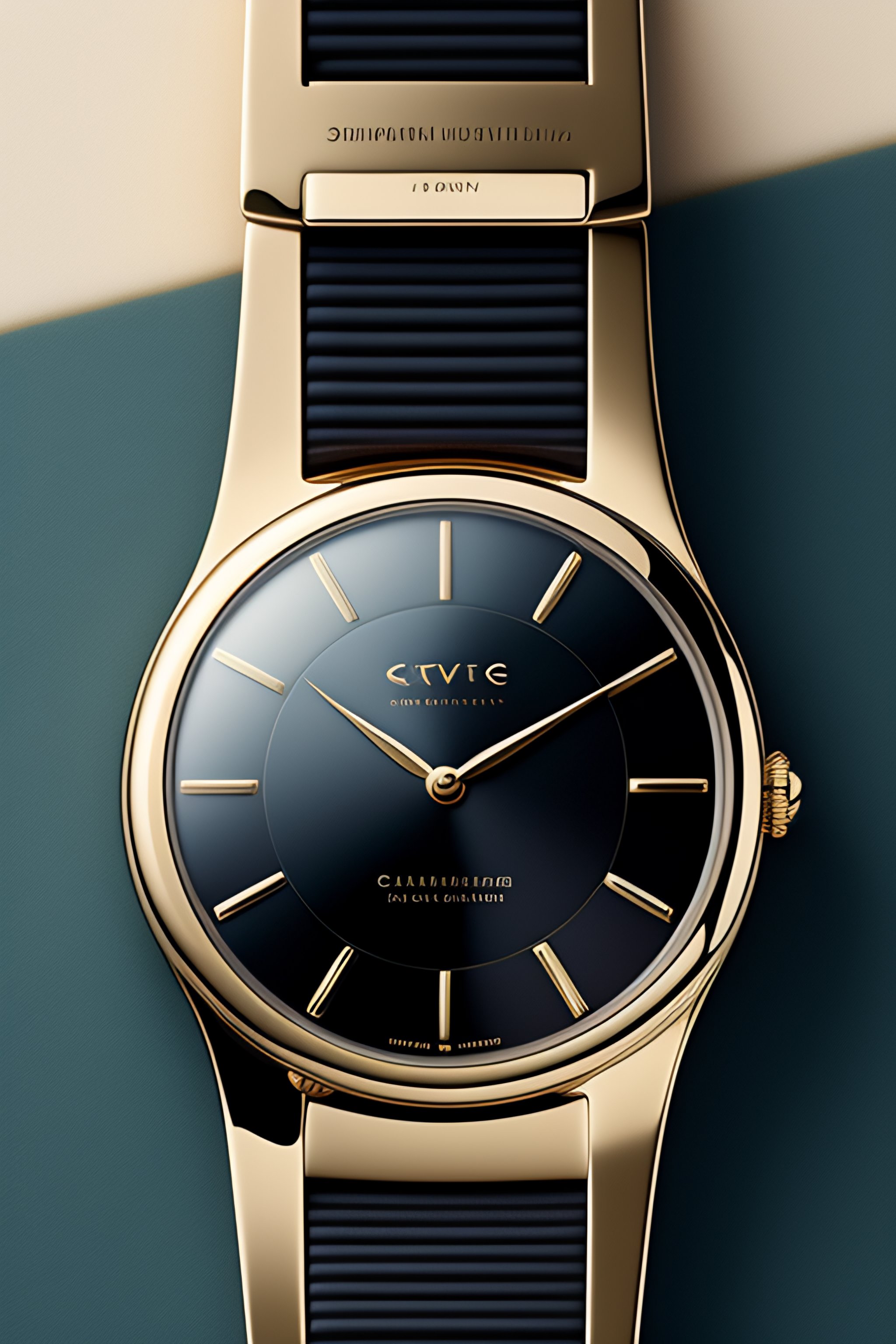 Lexica - Advertisement of an elegant futuristic watch