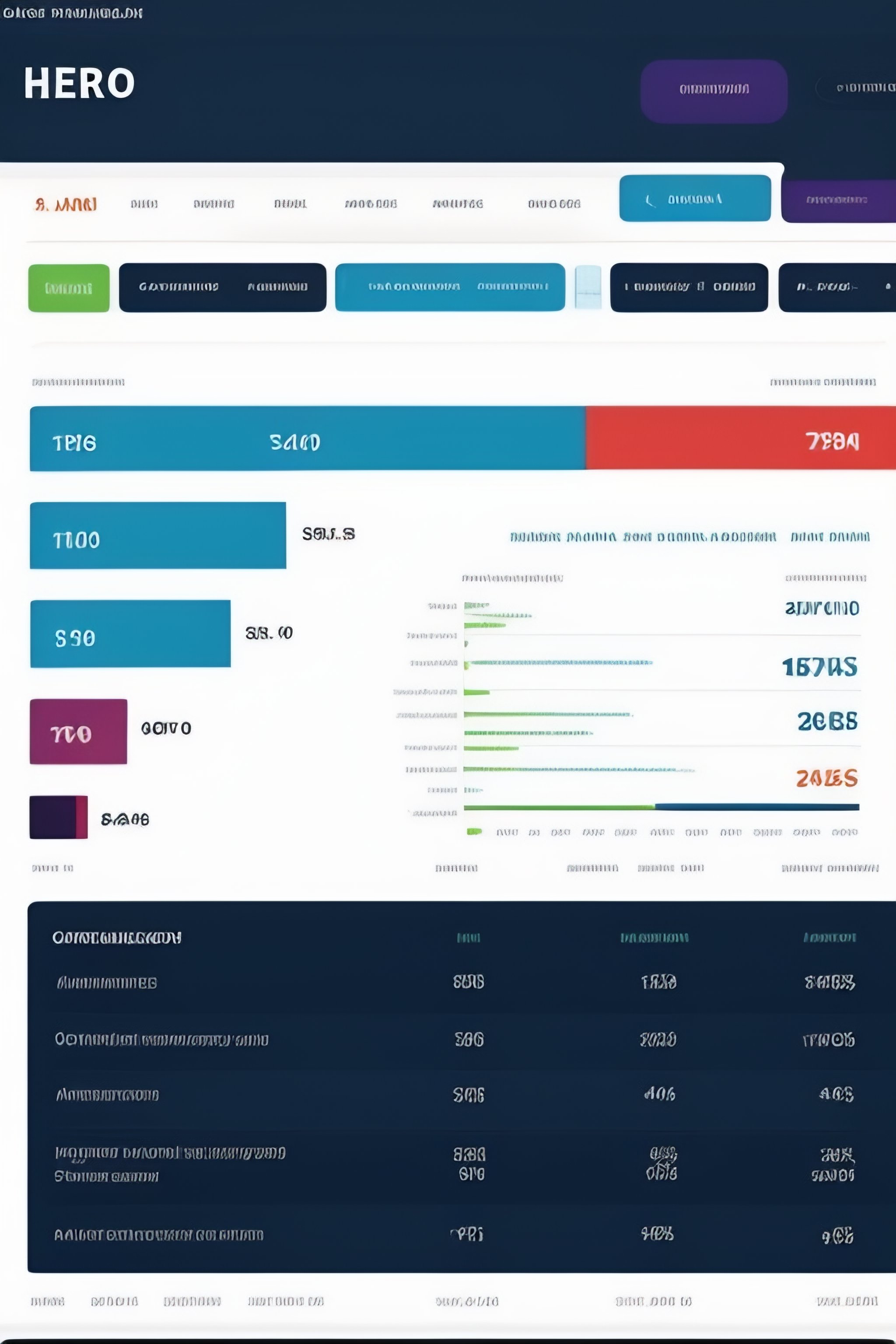 Lexica - A modern website with a chart graph in the hero section and a ...