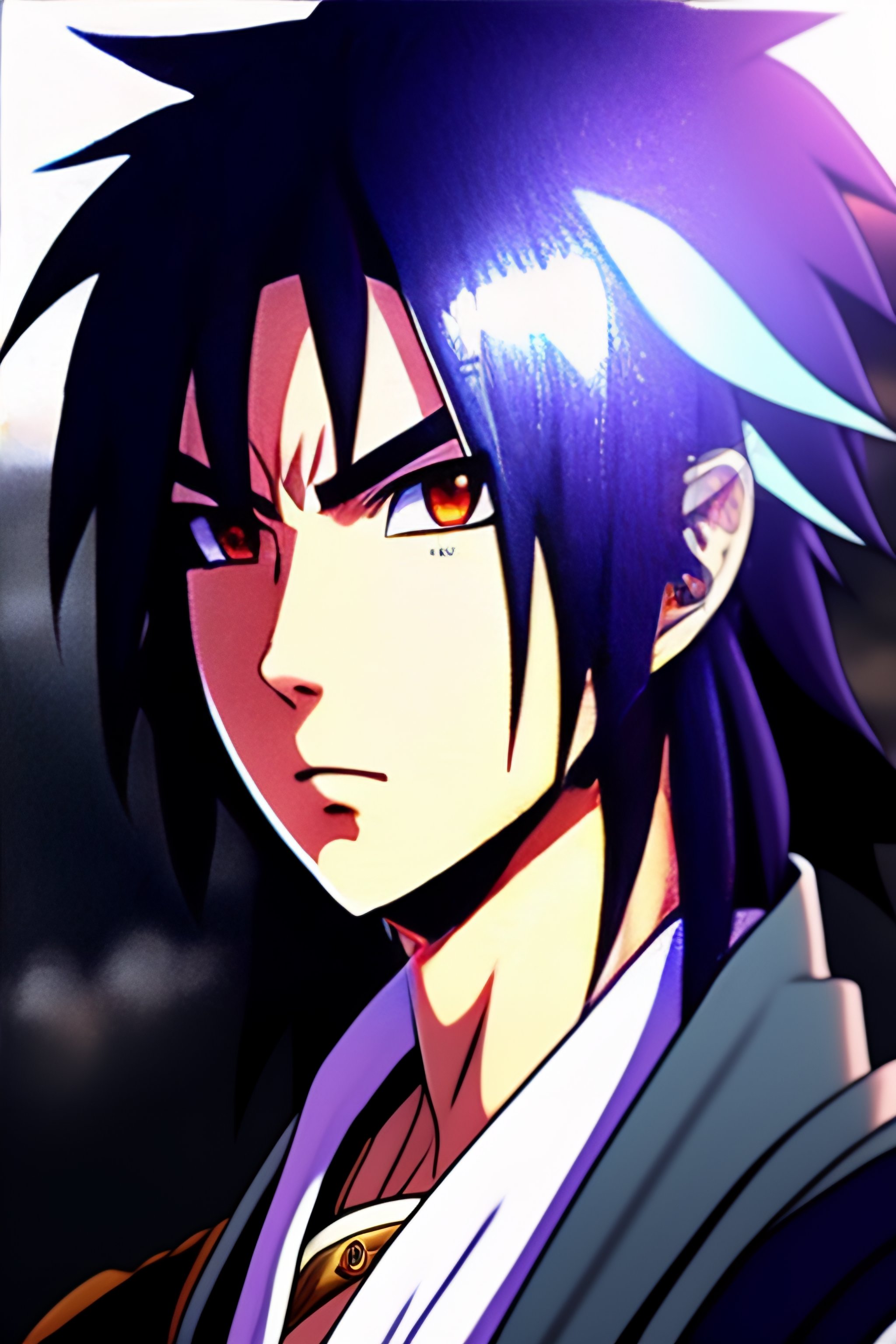 Lexica - Sasuke uchiha from Naruto ,anime style,highly detailed