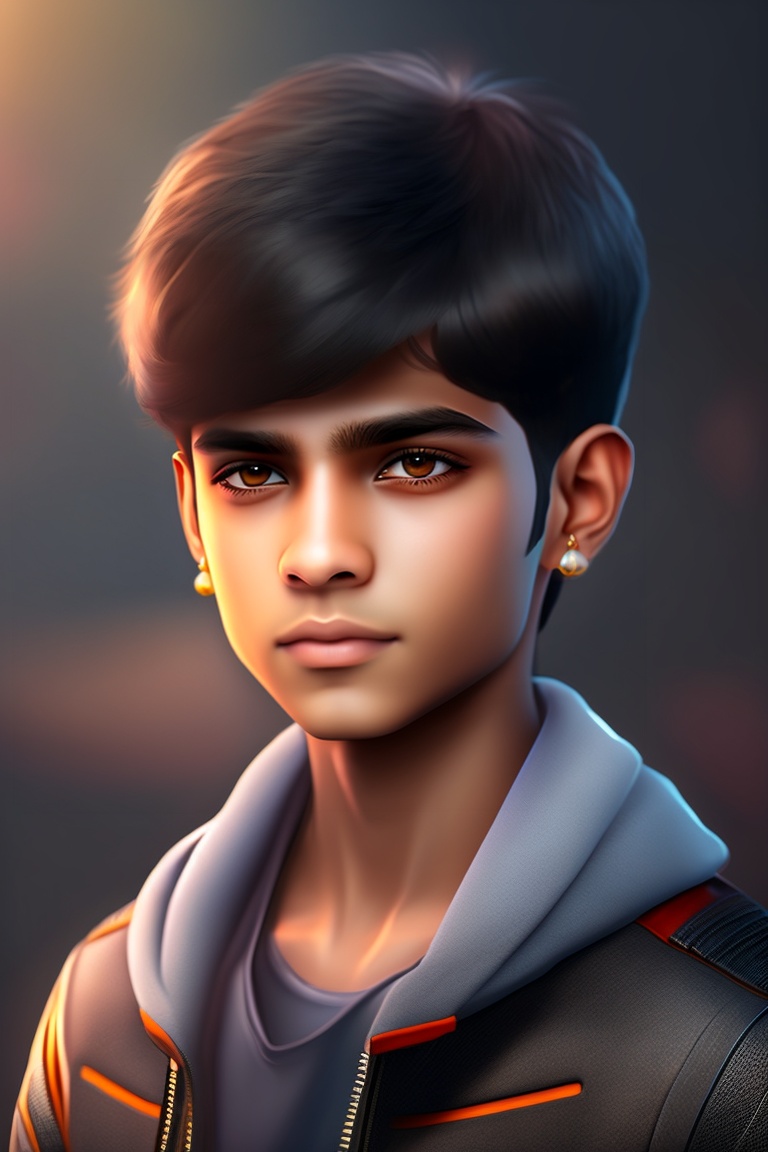 Lexica - An India boy with short hair, emo, photo-realistic, 8k resolution,  beautiful face, beautiful face