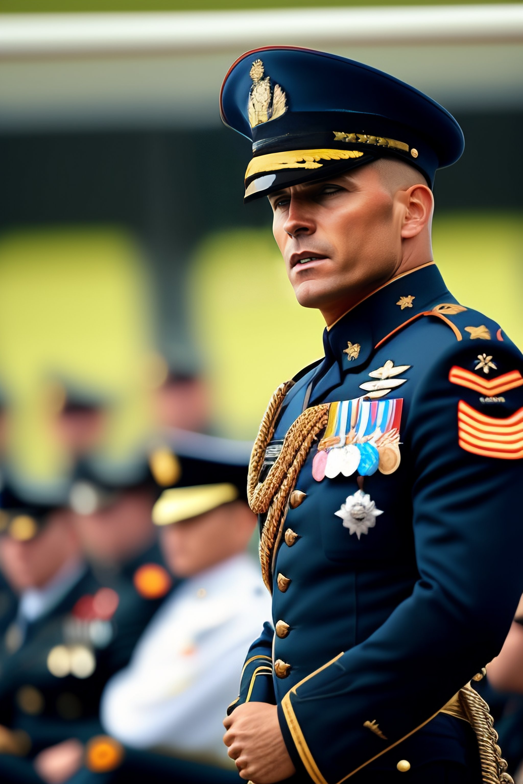 Lexica - Military officer speaking in public