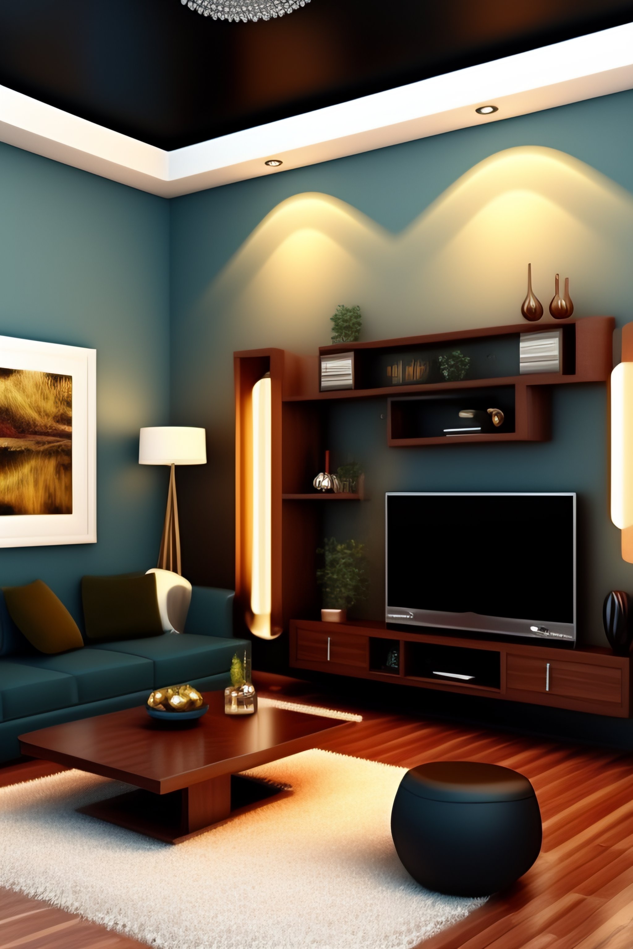 Lexica - Image of living room setup