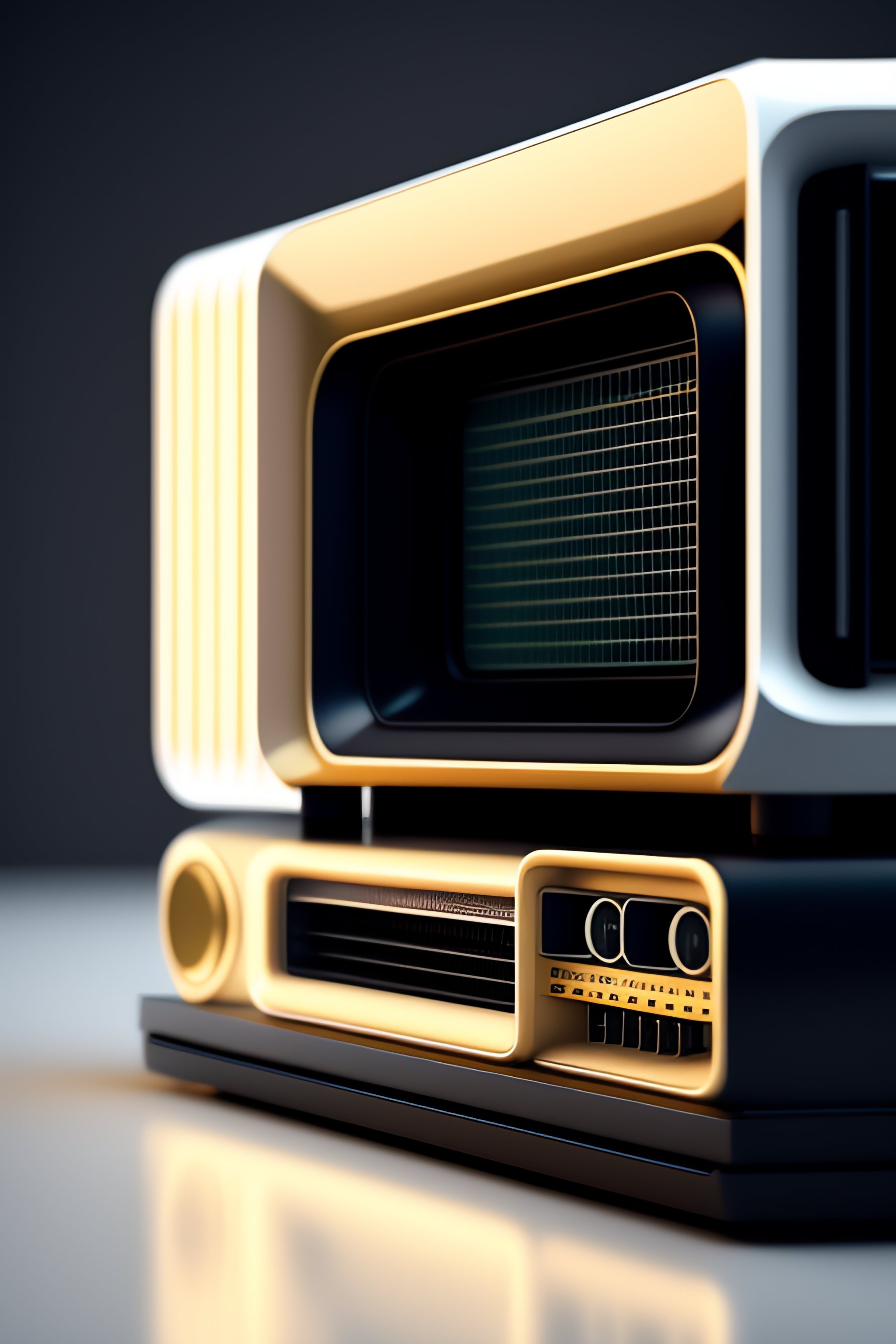 Lexica - Retro computer sony designed by Dieter Rams. Intricate render ...