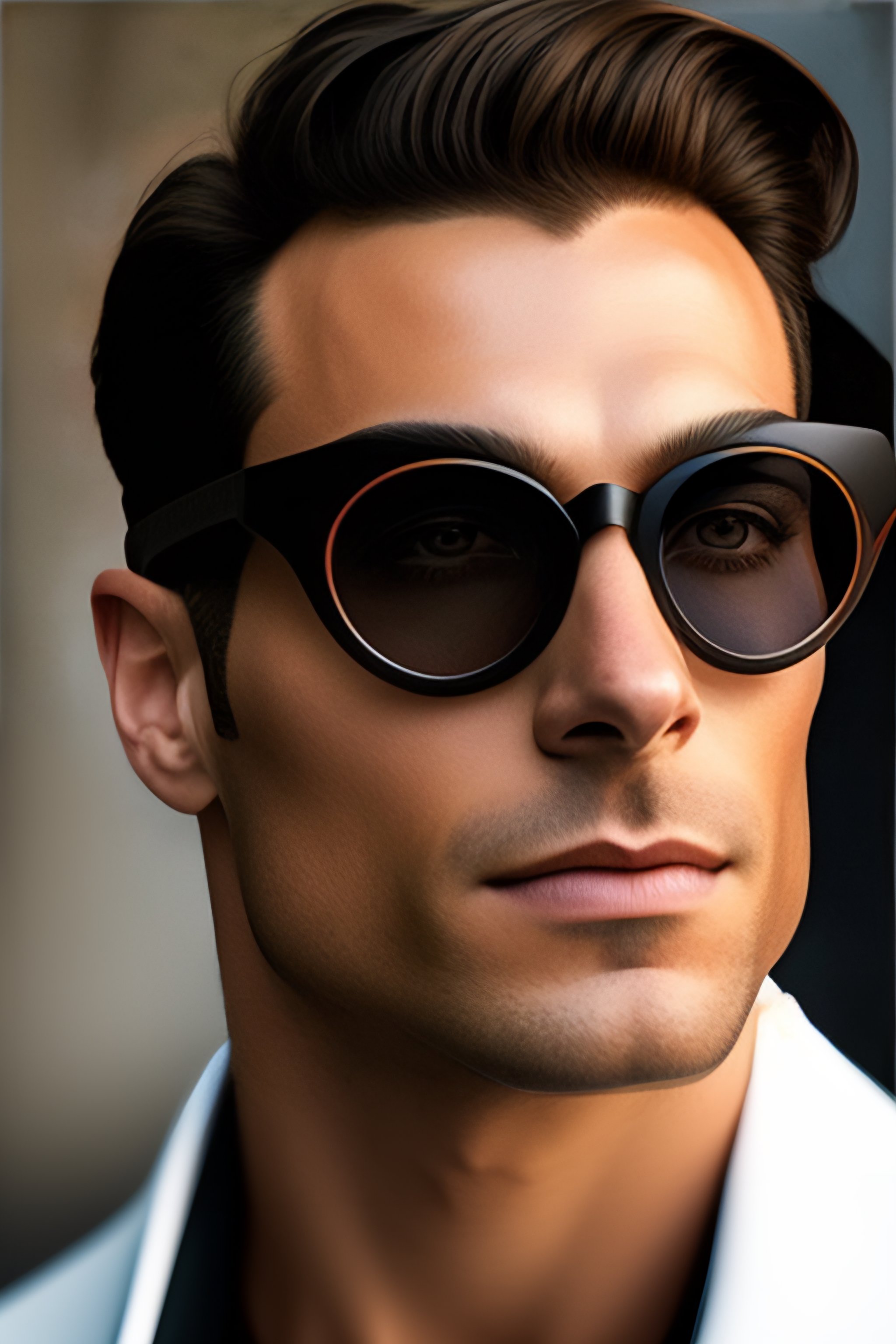 Lexica - Christopher maltasanti wearing jordi laforge's eyeshade