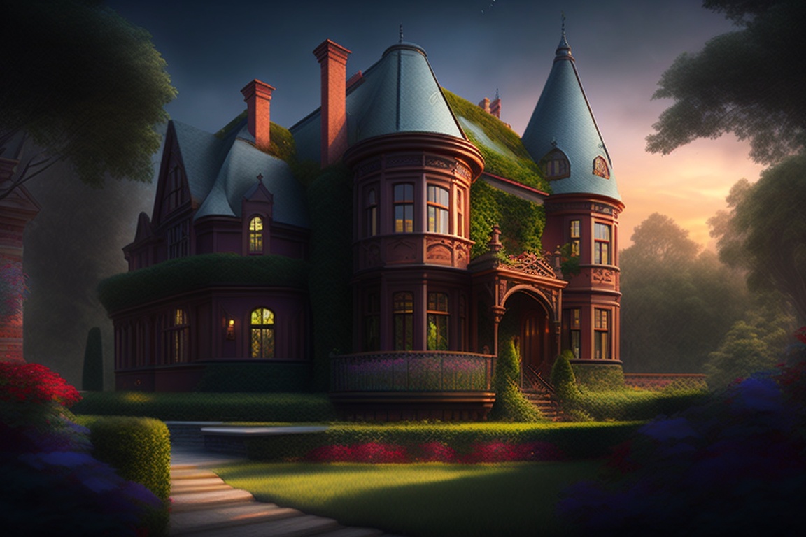 Lexica - A mansion that cast a long, foreboding shadow upon the land –  Ravenswood Manor. A sprawling edifice with turrets and ivy-covered walls,  it h