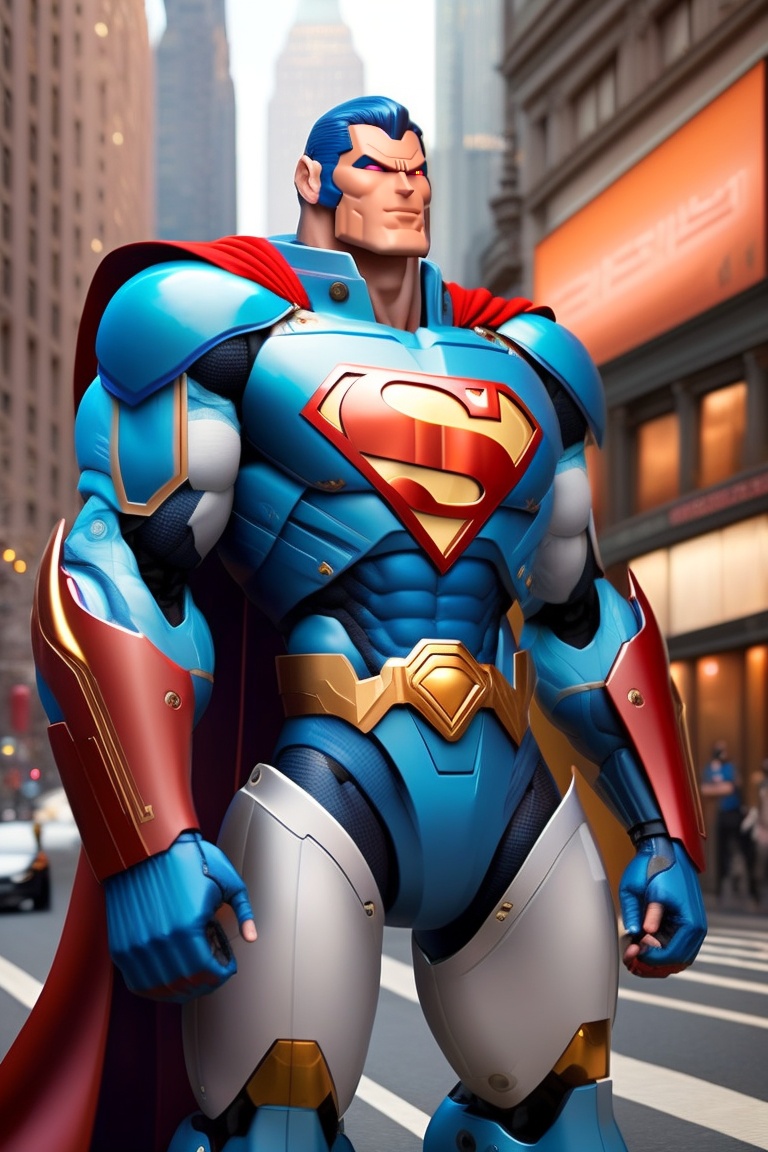 Lexica - Robot, anime, superman, new york