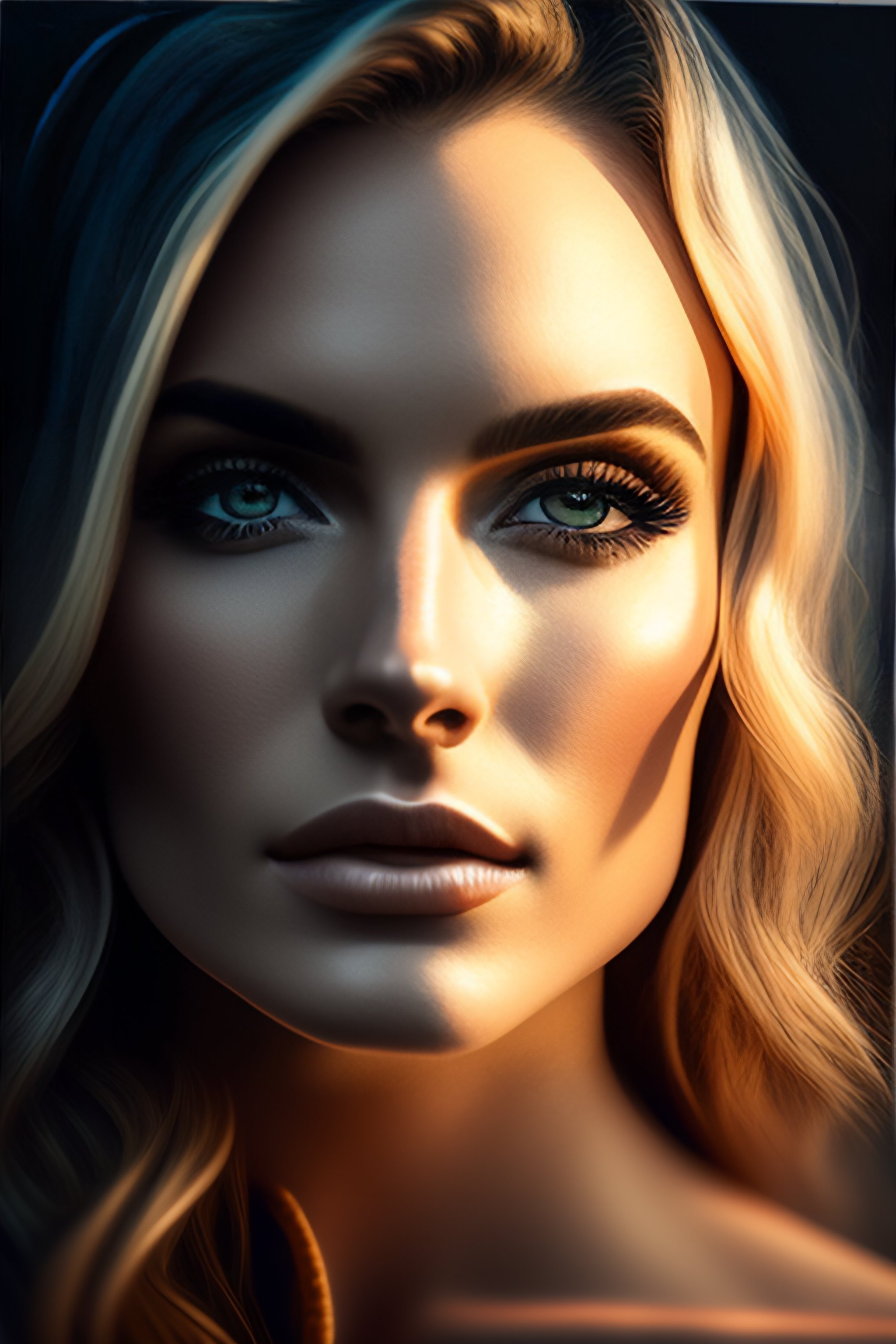 Lexica Lexica, fine detailed, watching frontal in camera, darkroom