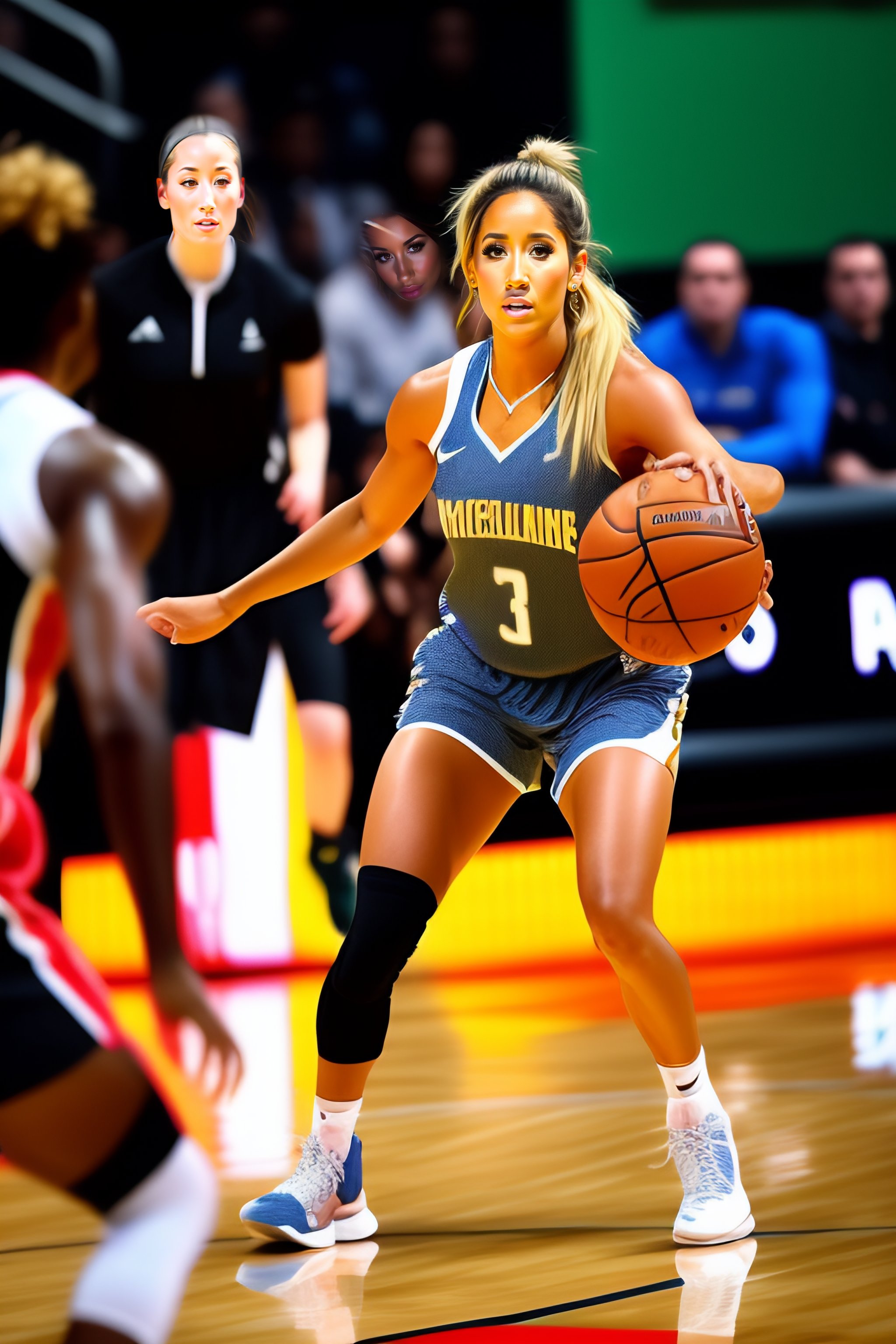 Lexica Ashley Tisdale playing basketball