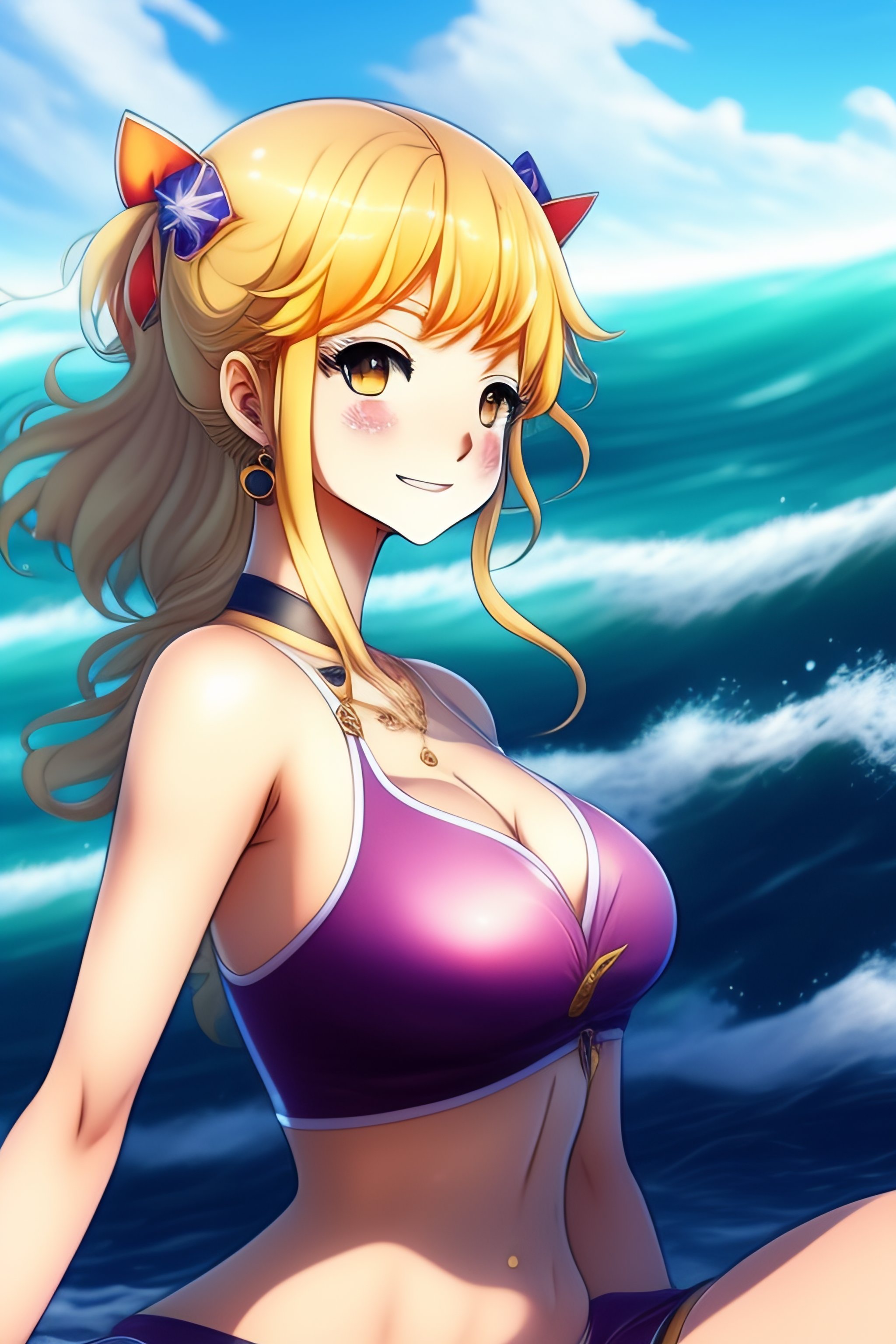 One Piece Bikini - Nami Swimsuit Anime Style Bikini