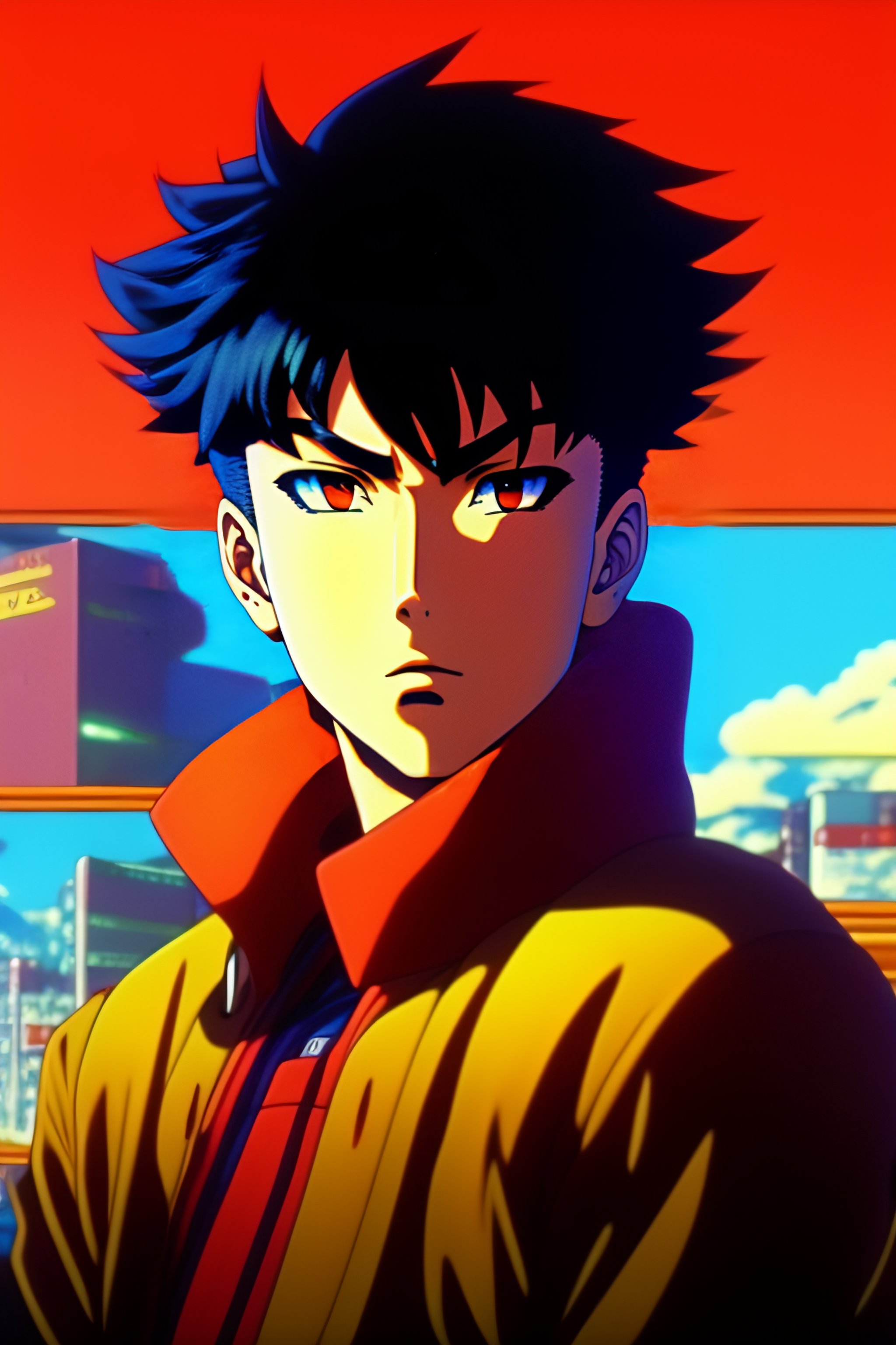 Lexica - Vintage anime screenshot from Akira, 90’s anime aesthetic. A ...