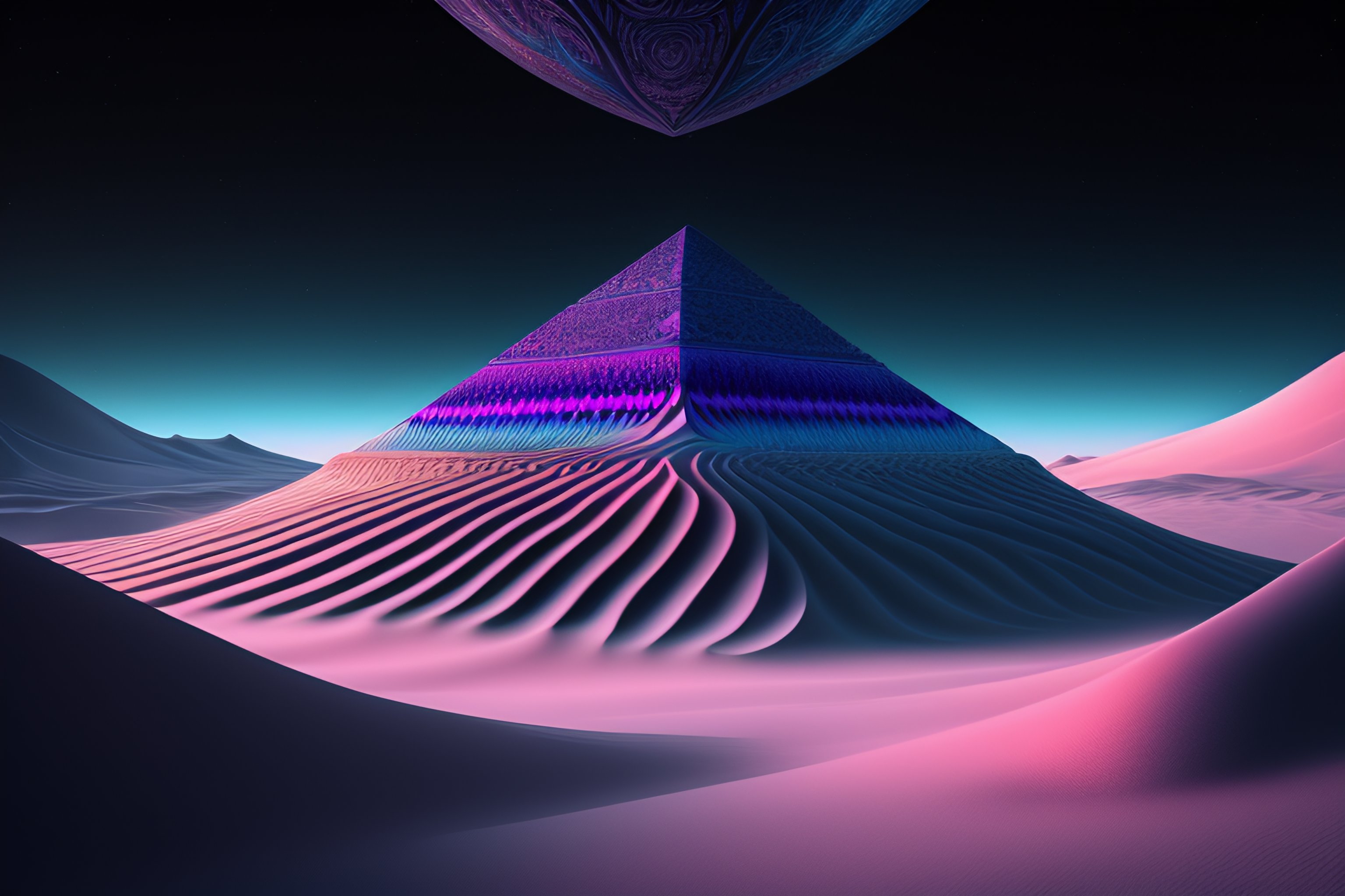 Lexica - The most psychedelic scene imaginable, intricate textures ...