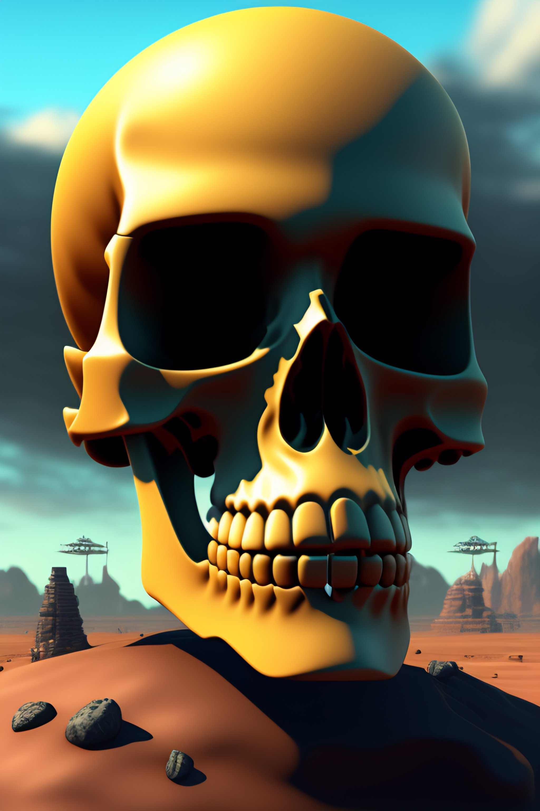 animated skull screensaver for mobile
