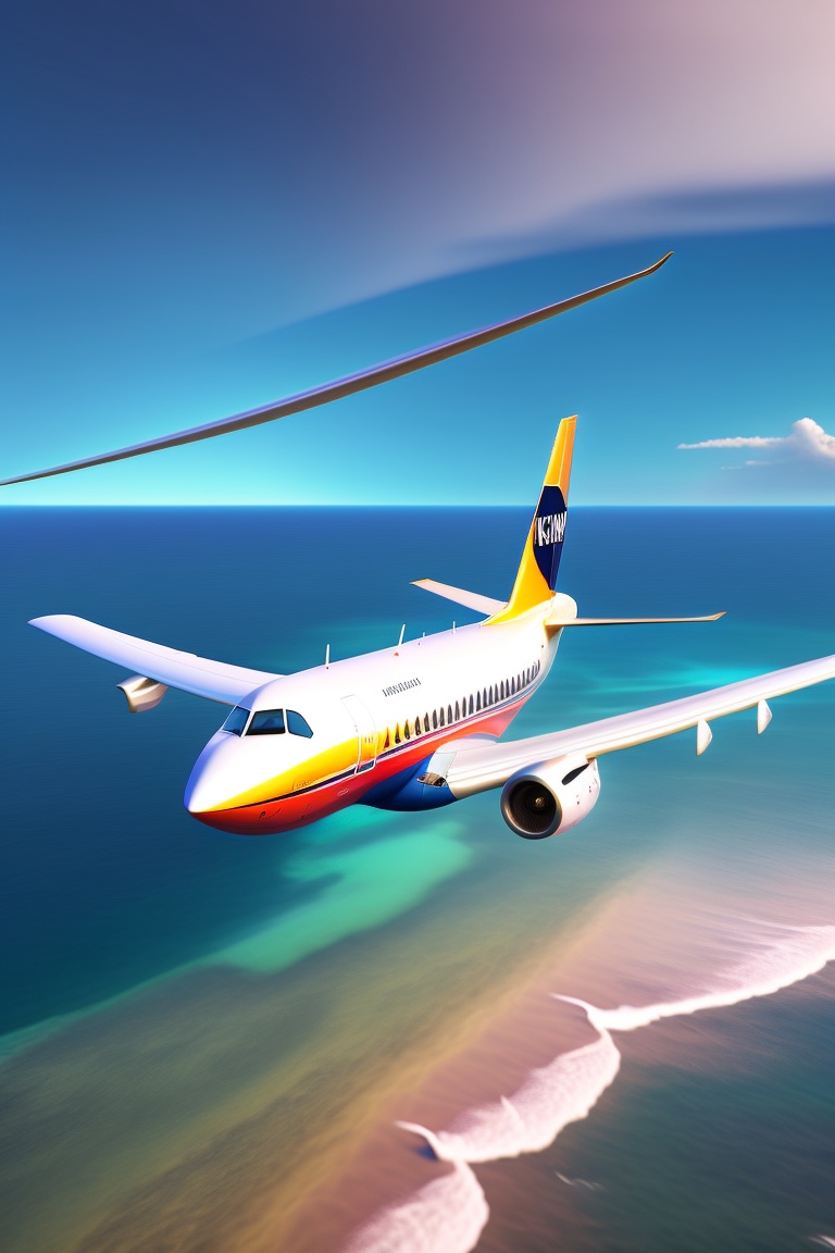 Lexica - Microsoft flight simulator, plane, ocean, speed, summer 8K