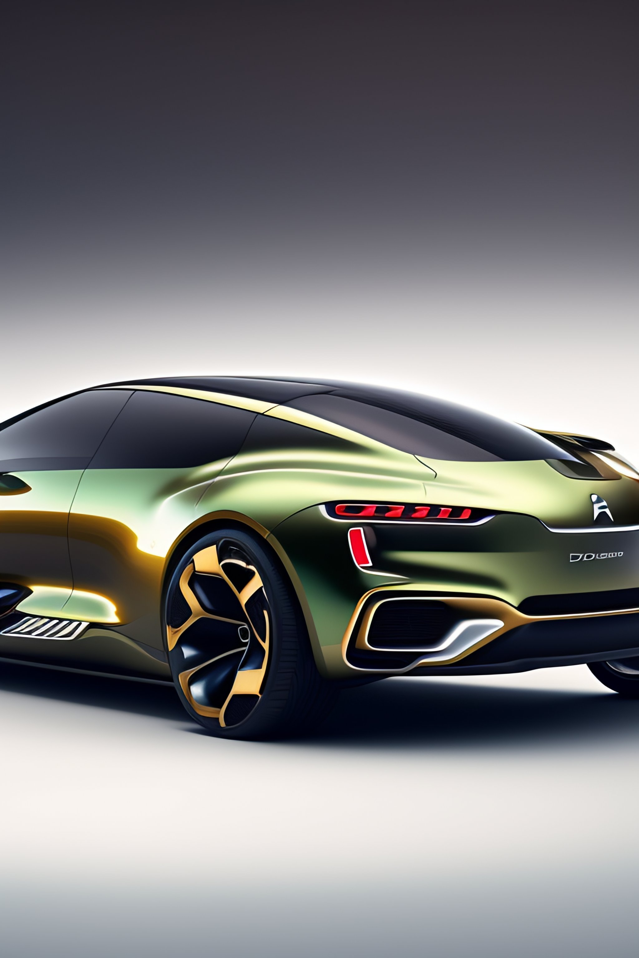 Lexica - Citroen ds high detail futuristic concept car