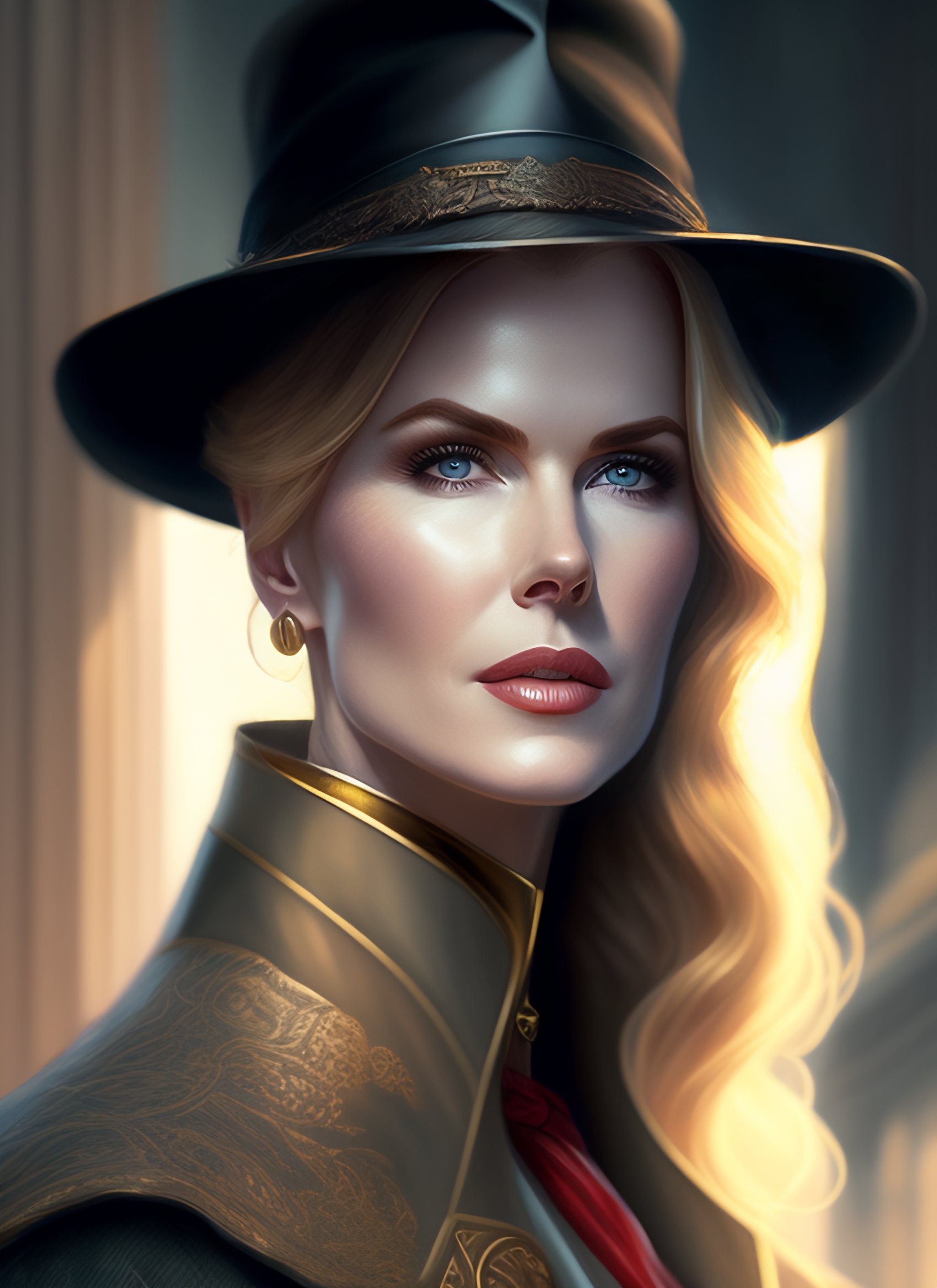 Lexica - Portrait Nicole Kidman as Sherlock Holmes, highly detailed ...