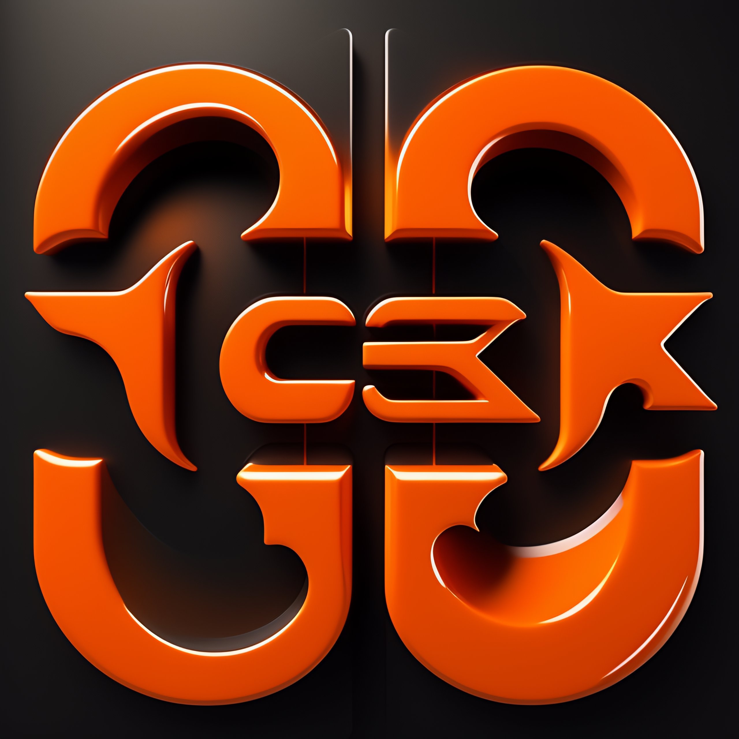 Lexica - CS-GO deluxe skin collection symbol, hollographic orange ...