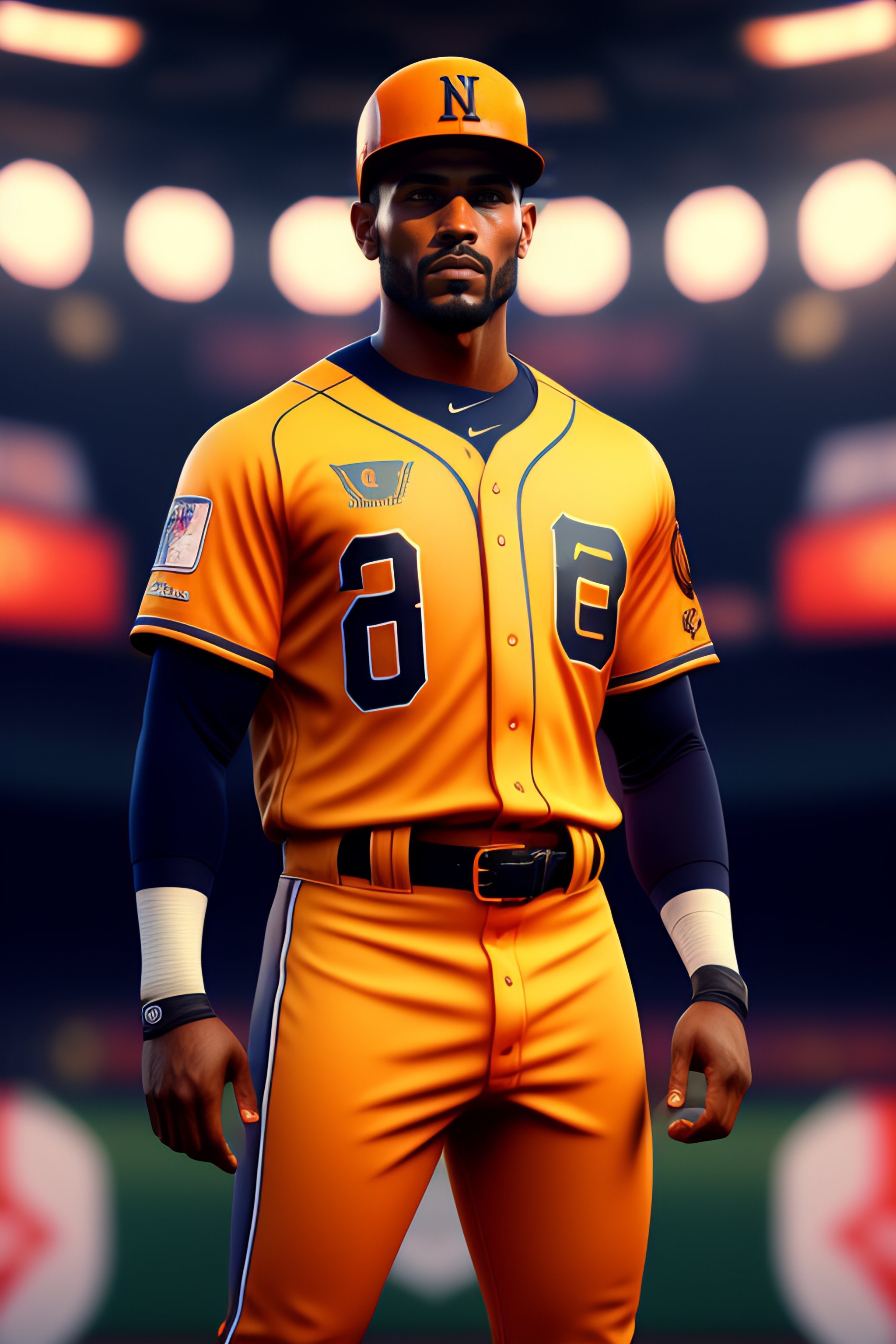 Lexica - Baseball uniform with the lettering ninth inning